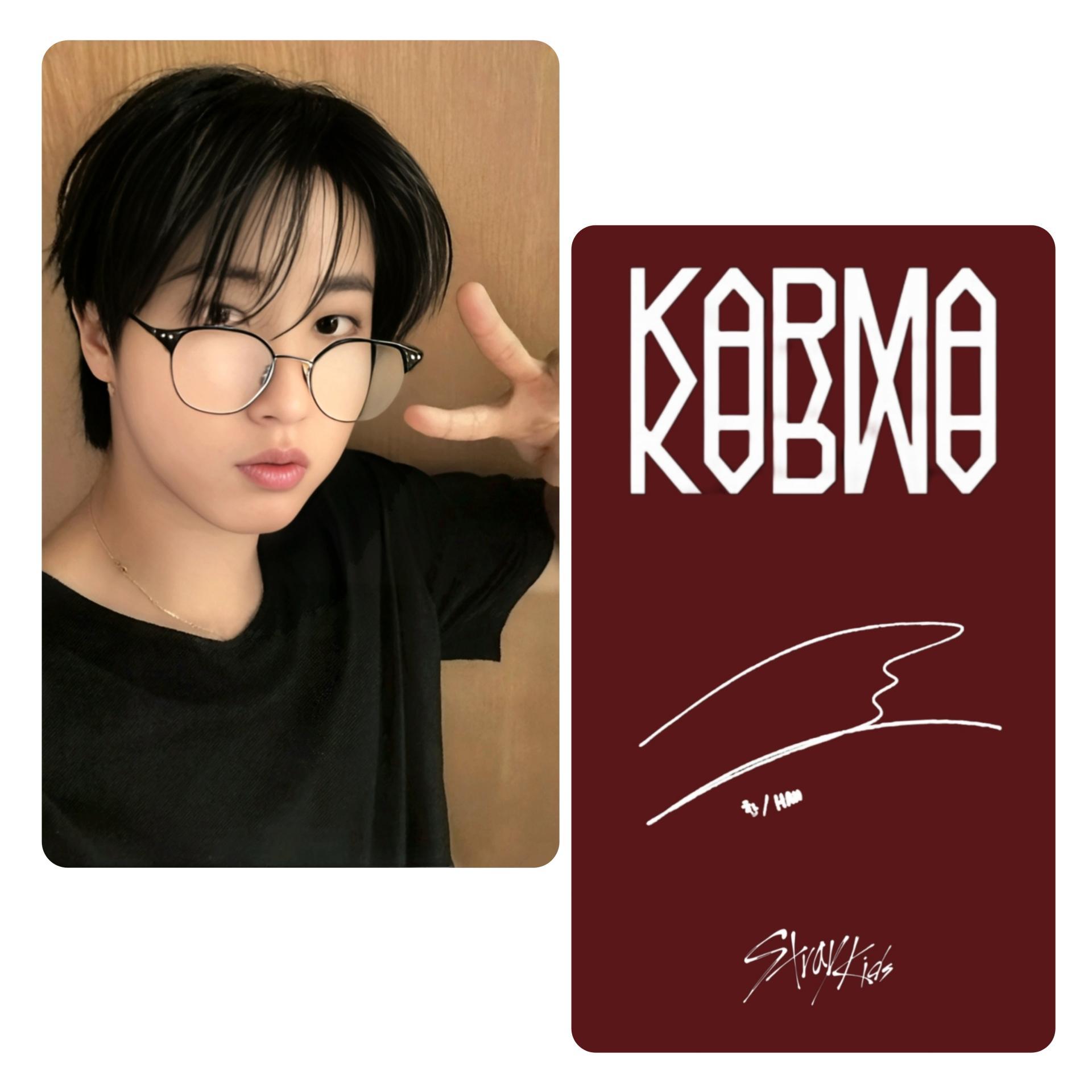 Stray Kids : Han -Karma Starriver Fan Sign Photocards