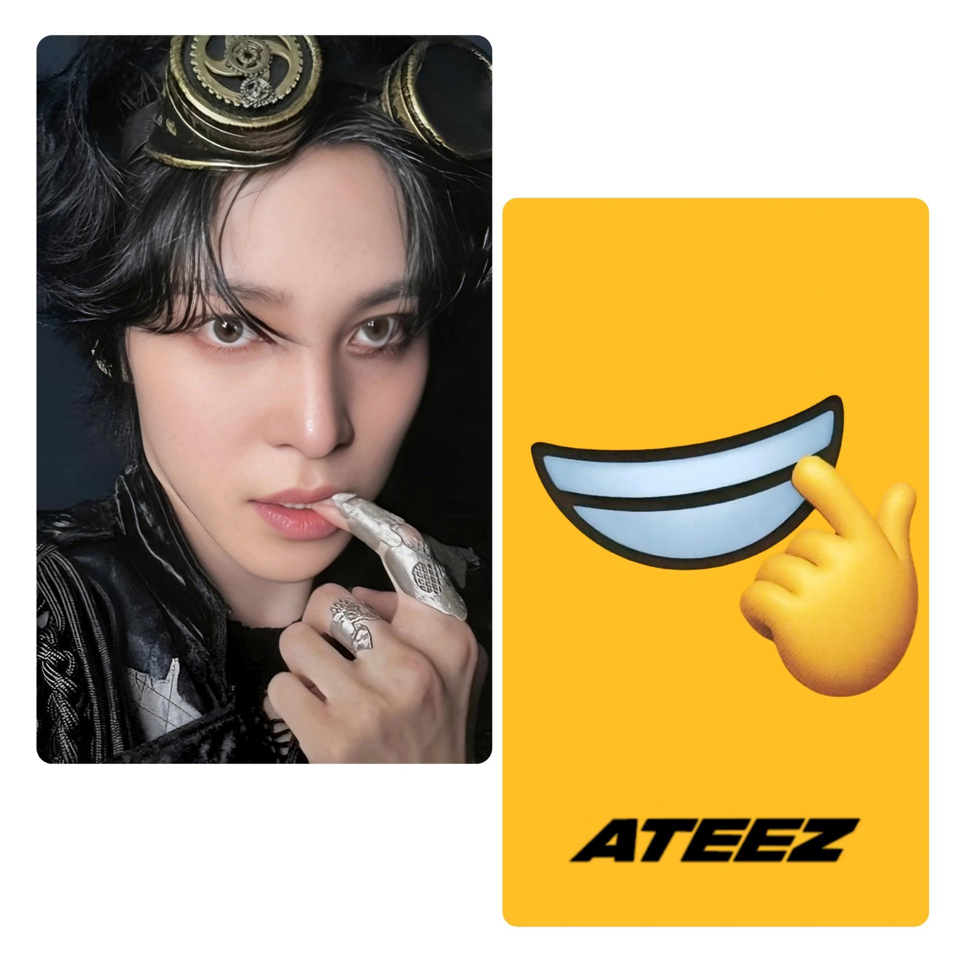 ATEEZ サン　トレカ　FLIRT Ver. Ateez : Golden Hour 4 Vinyl Flirt Photocards | Stay DeLulu!