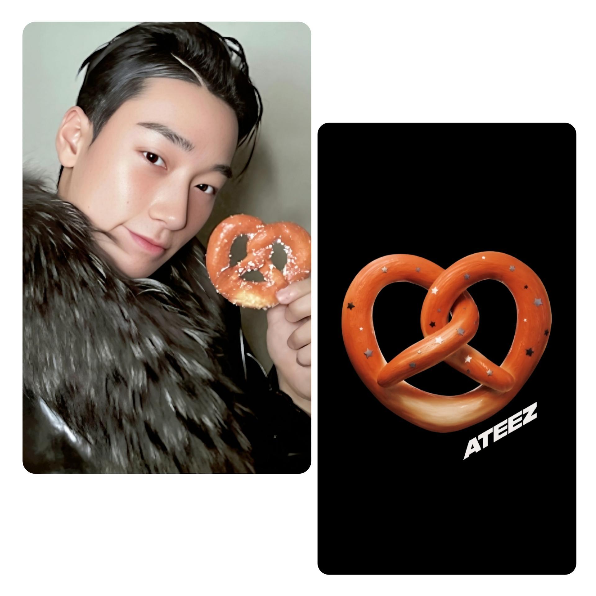 Ateez : Golden Hour 4 Europe exclusive Pretzel Photocards