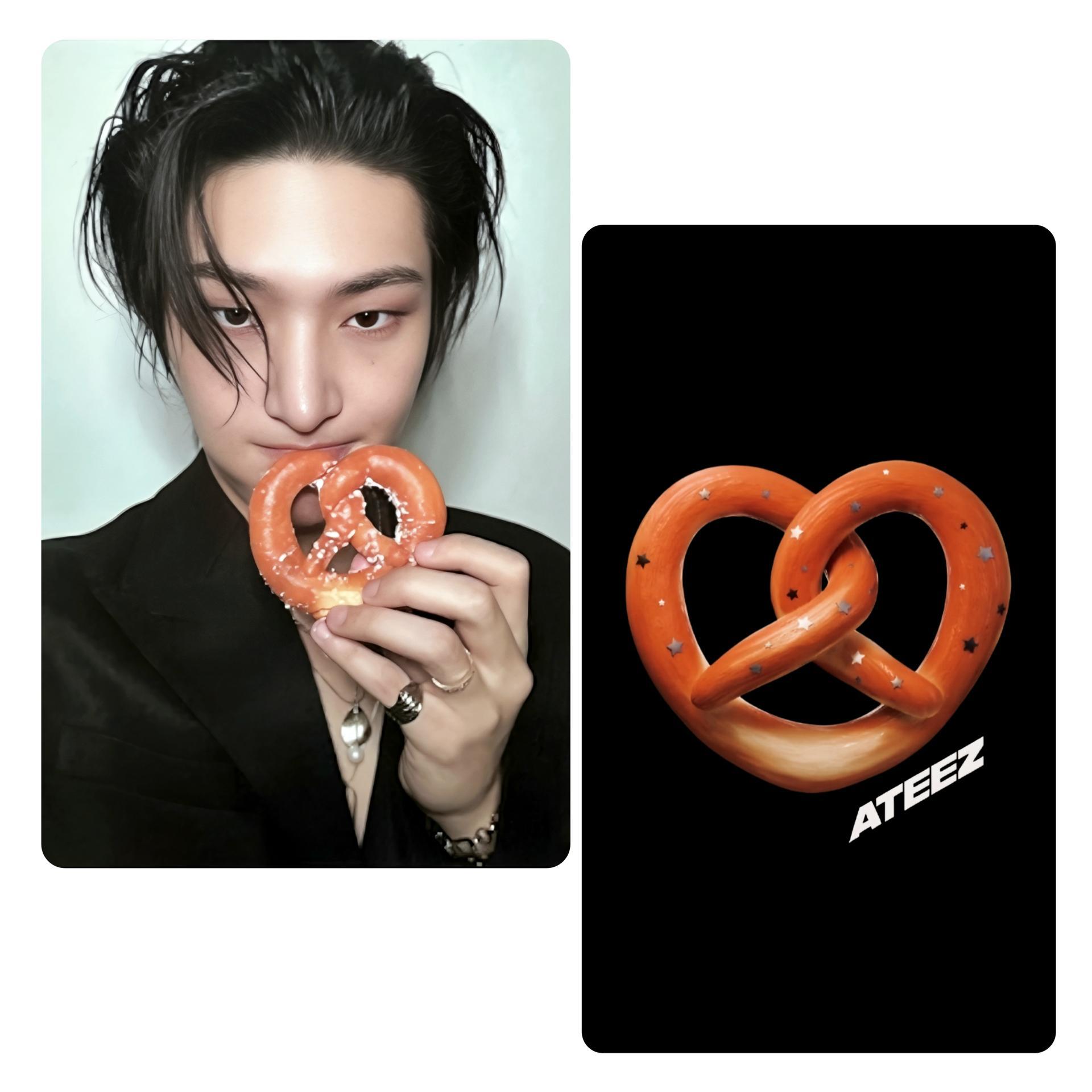 Ateez : Golden Hour 4 Europe exclusive Pretzel Photocards