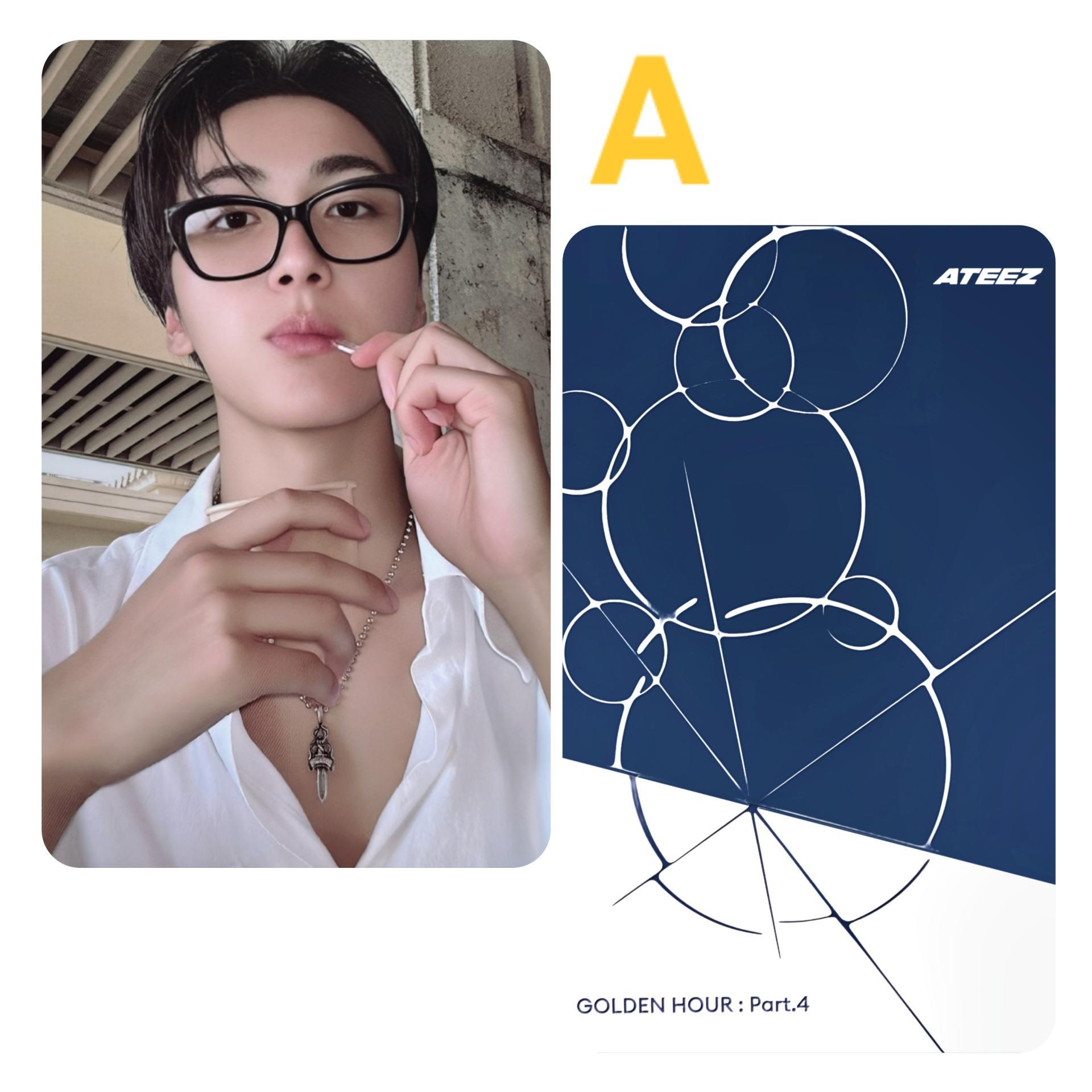 Ateez : Golden Hour 4 Digipack Seonghwa Photocards