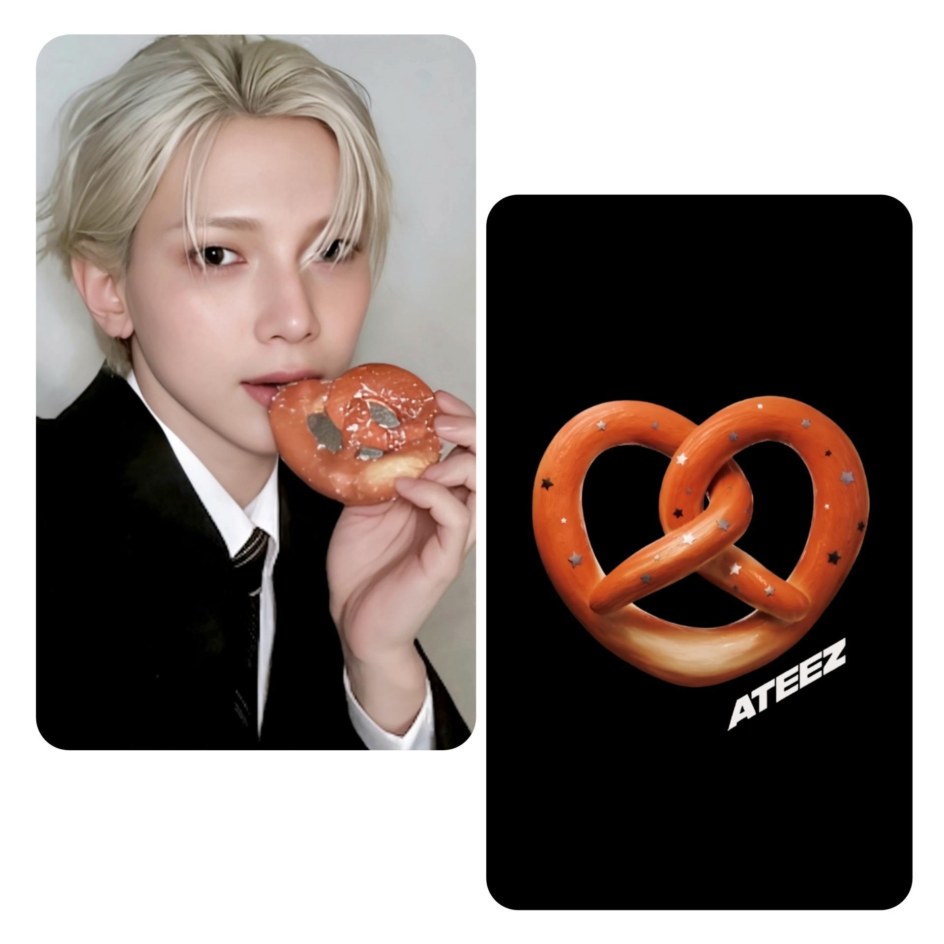 Ateez : Golden Hour 4 Europe exclusive Pretzel Photocards