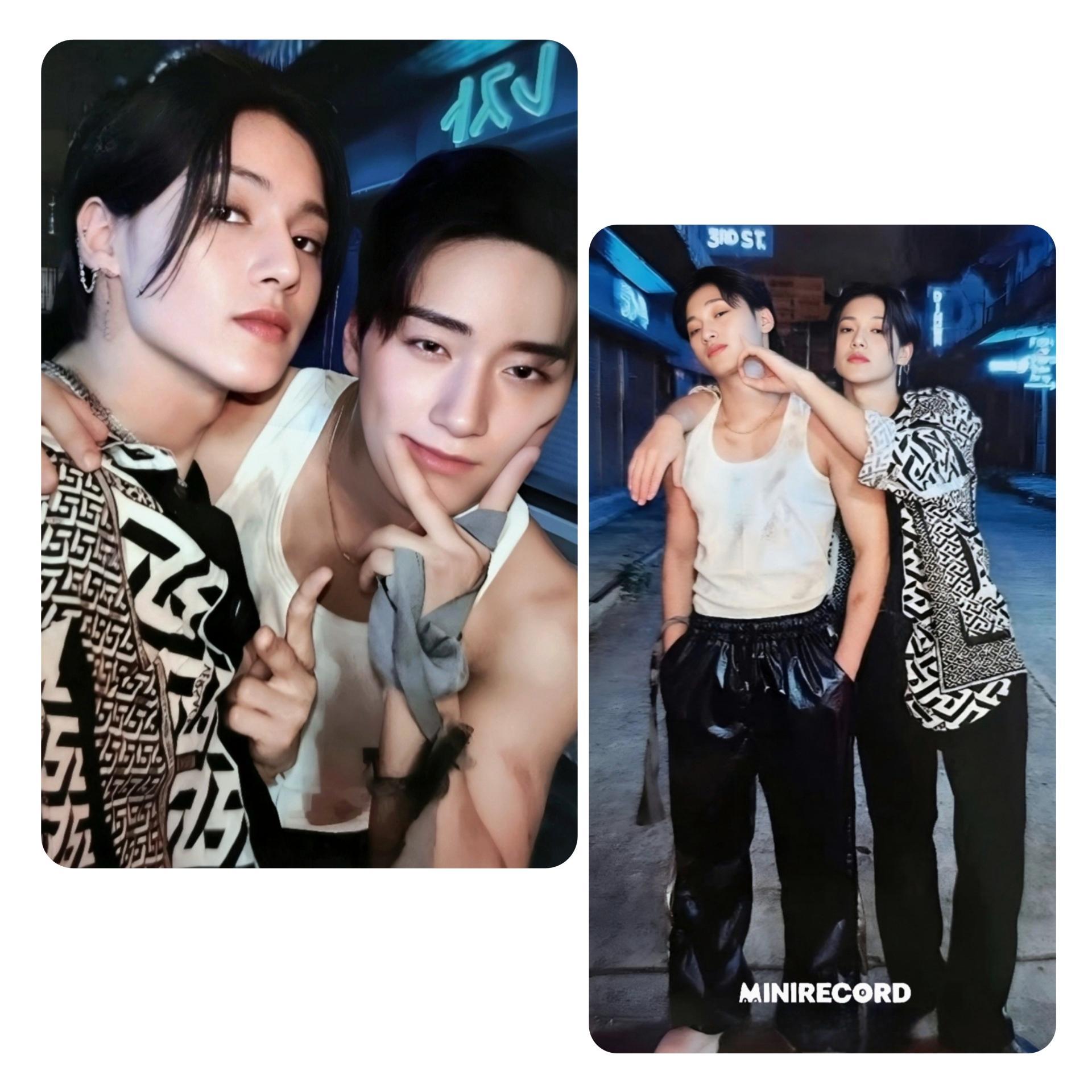 Ateez : San/Wooyoung The World EP 2 Outlaw Minirecord  LD  Photocards