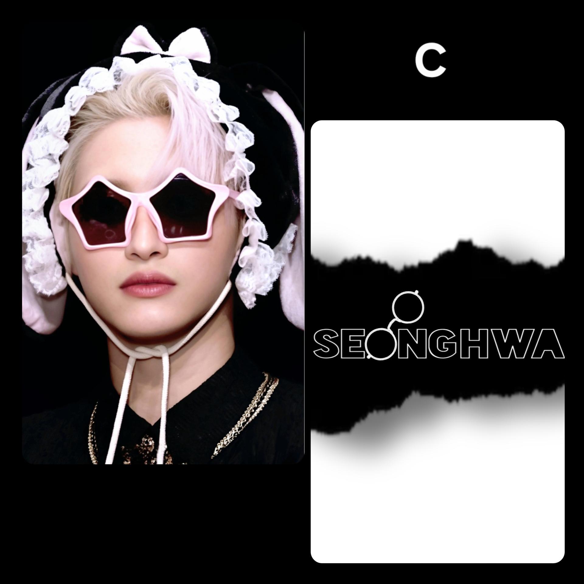 Ateez : Seonghwa in Glasses Photocards