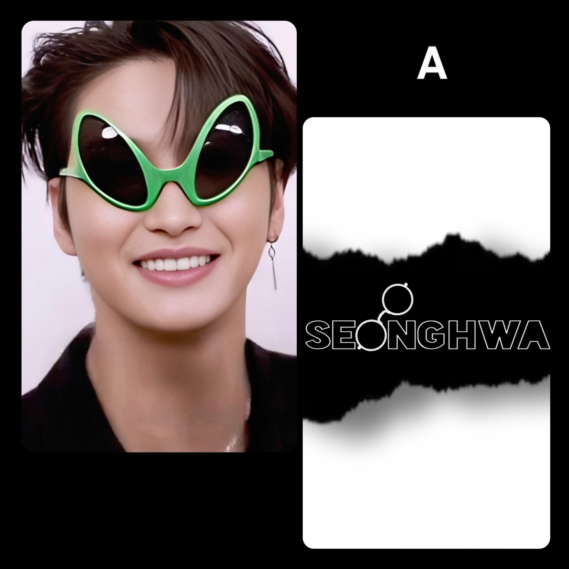 Ateez : Seonghwa in Glasses Photocards