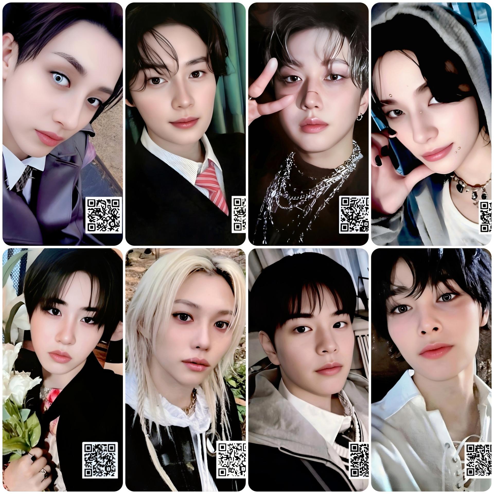 Stray Kids - Hop Real Touch Pop Up QR Photocards 