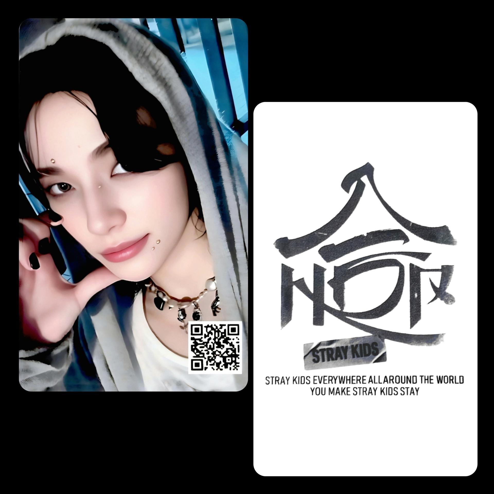 Stray Kids - Hop Real Touch Pop Up QR Photocards 