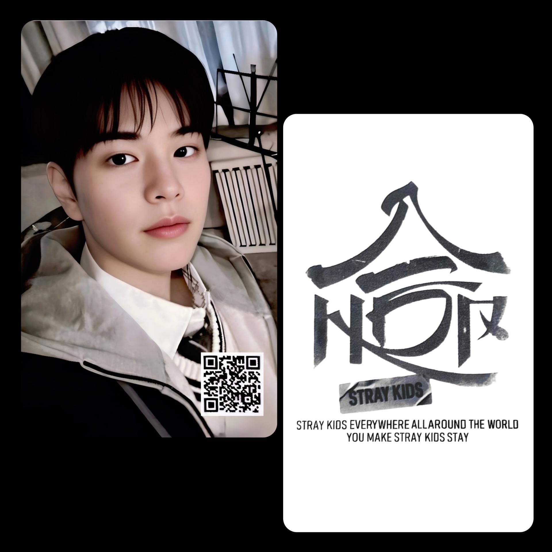 Stray Kids - Hop Real Touch Pop Up QR Photocards 