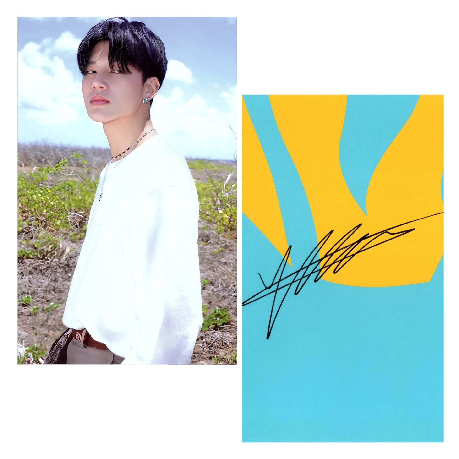 ATEEZ : Treasure Ep3 One to All Wave Ver - MMT POB Photocards