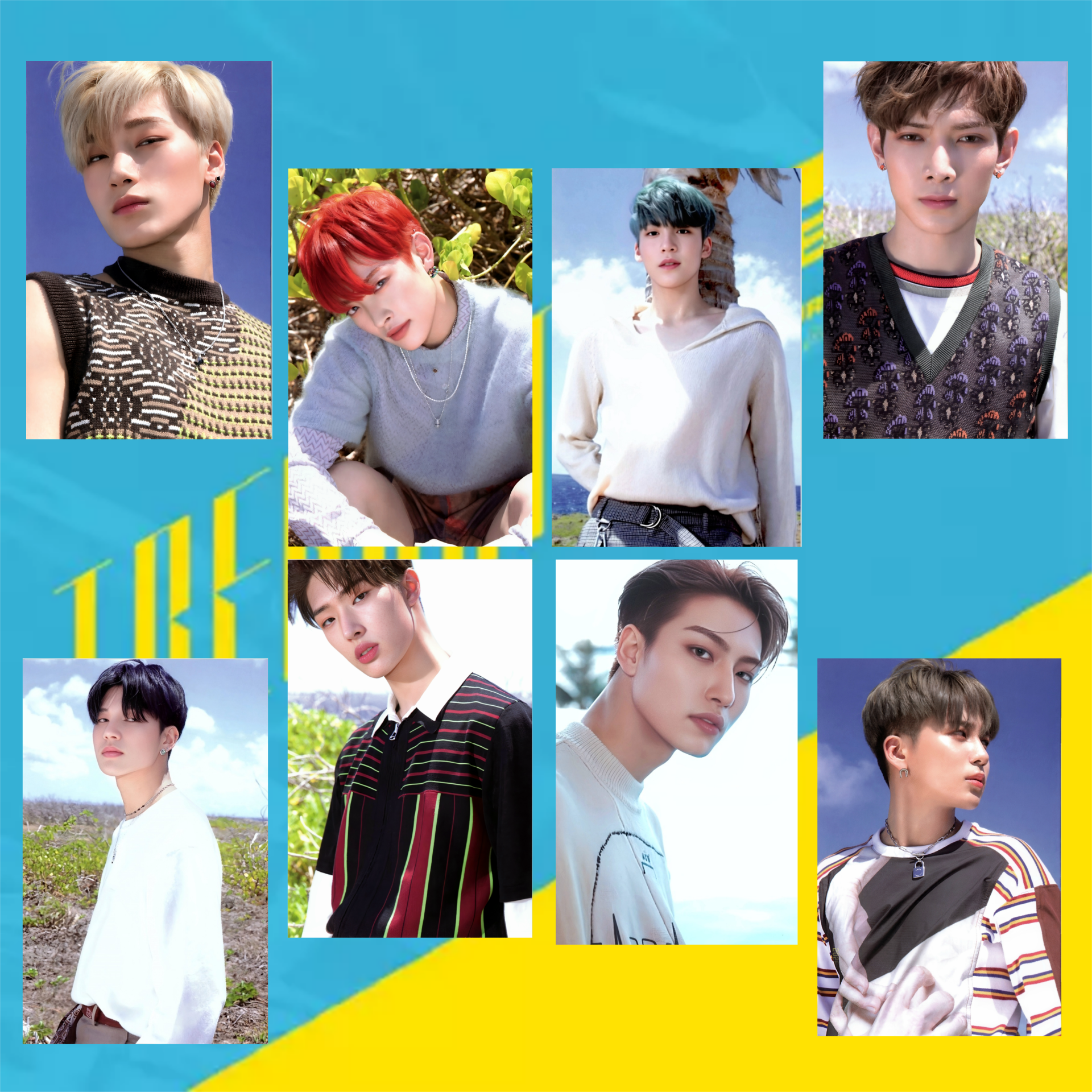 ATEEZ : Treasure Ep3 One to All Wave Ver - MMT POB Photocards