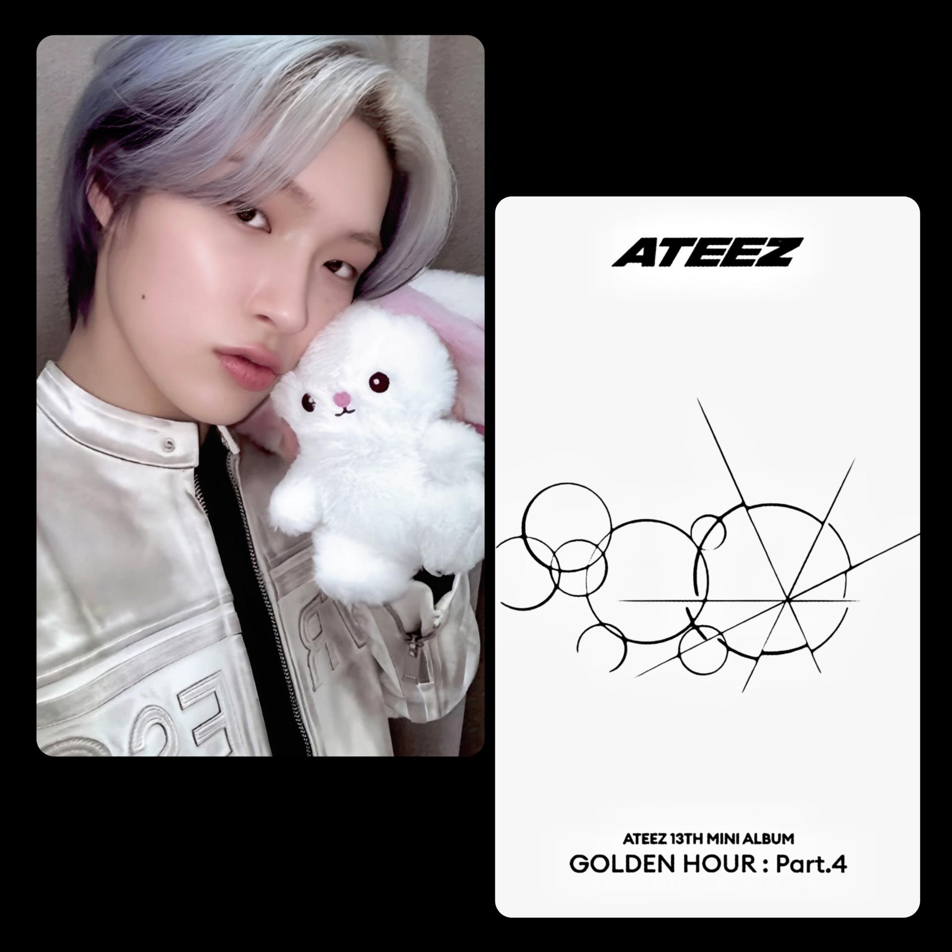 ATEEZ : Golden Hour 4 Poca Album Strawberry Bunny POB Photocards