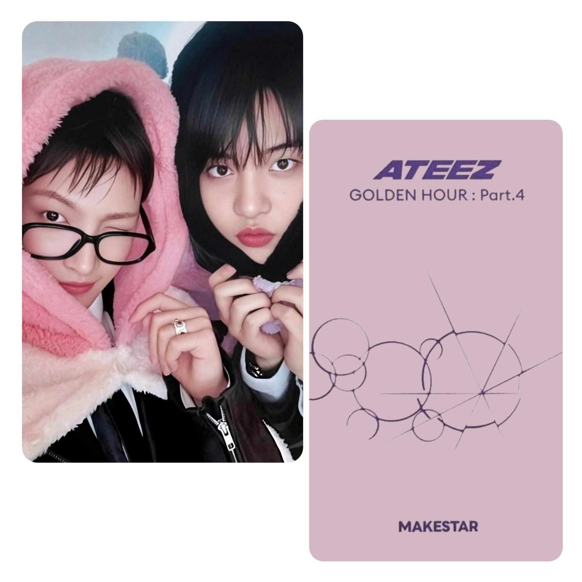 ATEEZ : Golden Hour 4 Makestar 5th Fansign Unit Photocards