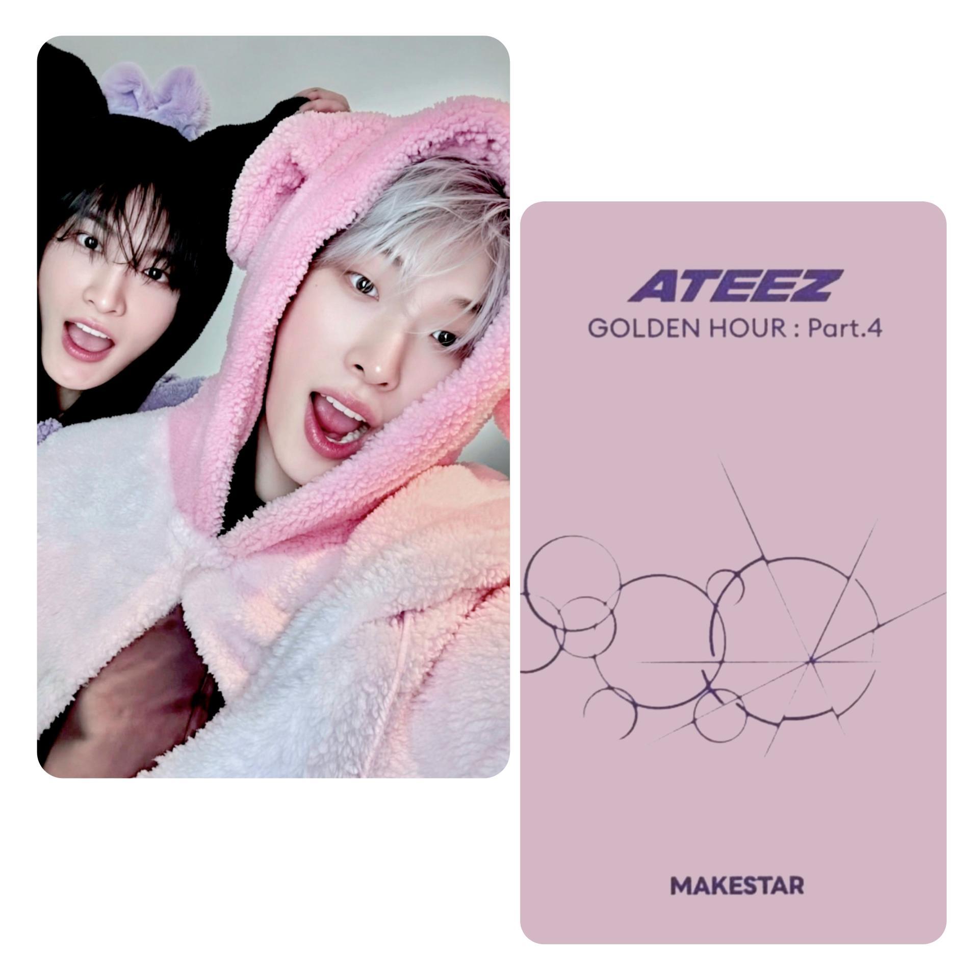 ATEEZ : Golden Hour 4 Makestar 5th Fansign Unit Photocards