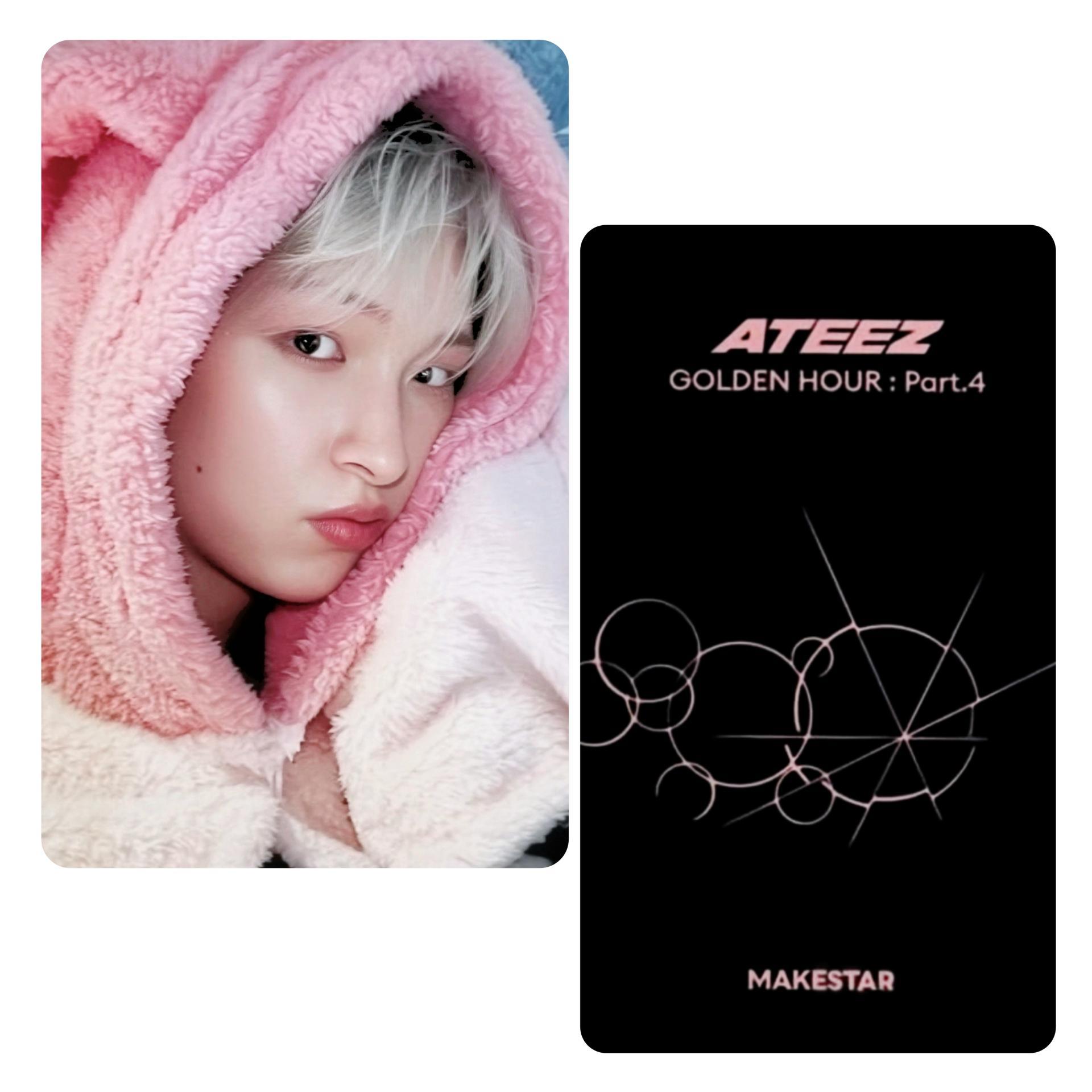 ATEEZ : Golden Hour 4 Makestar 5th Fansign Photocards