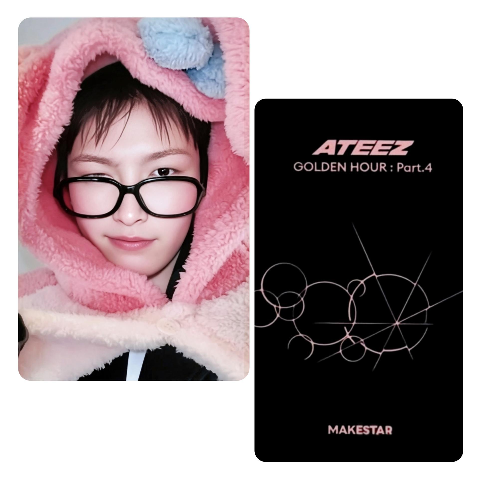ATEEZ : Golden Hour 4 Makestar 5th Fansign Photocards