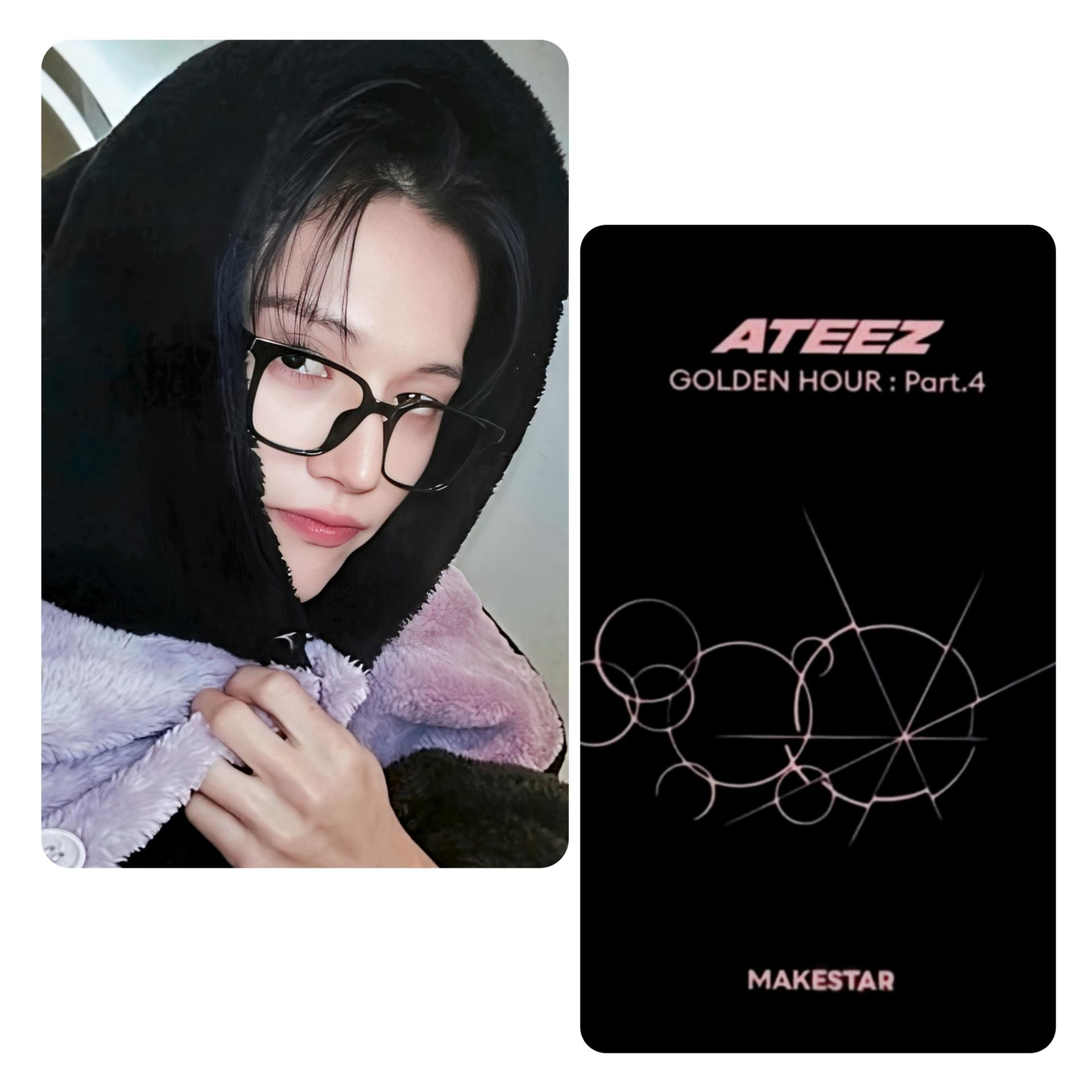 ATEEZ : Golden Hour 4 Makestar 5th Fansign Photocards