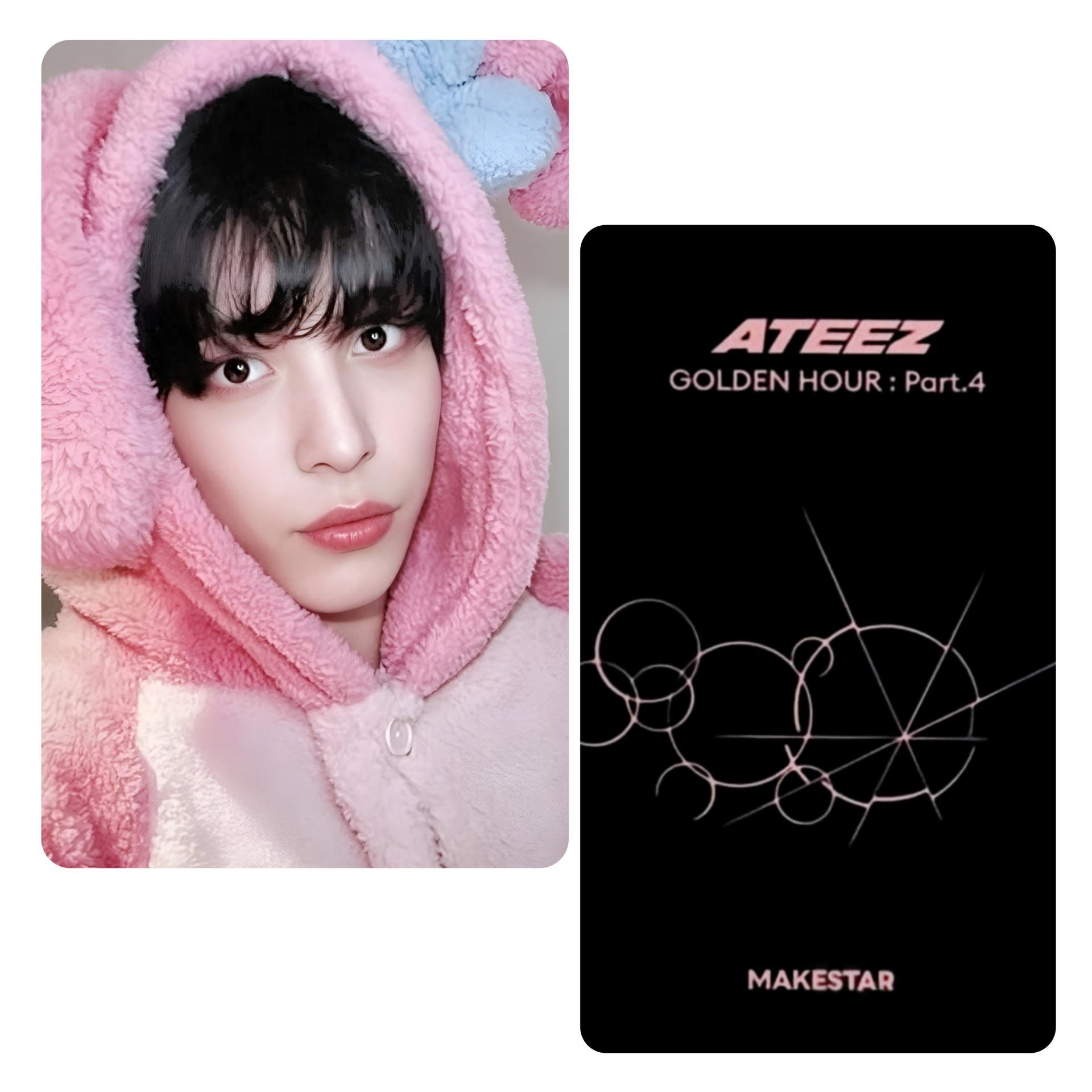 ATEEZ : Golden Hour 4 Makestar 5th Fansign Photocards