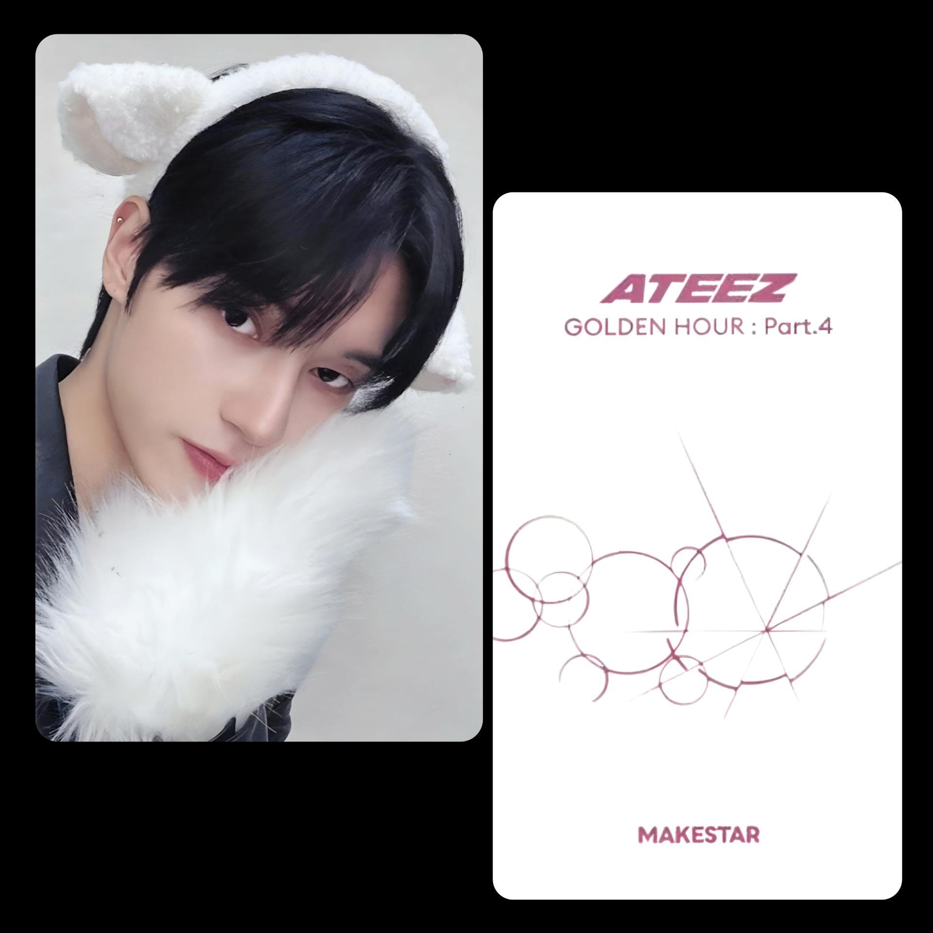ATEEZ : Golden Hour 4 Makestar Fan Call Photocards