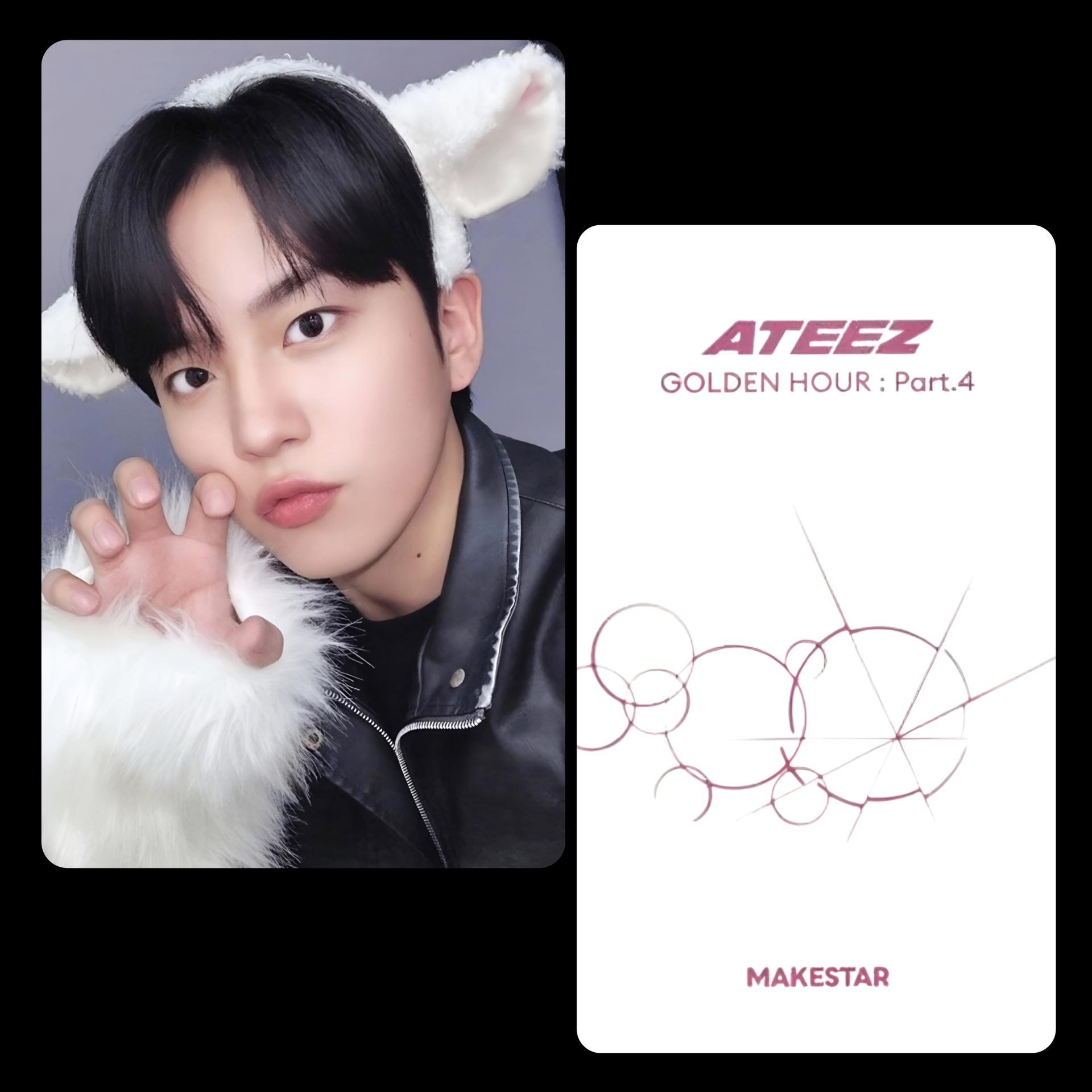 ATEEZ : Golden Hour 4 Makestar Fan Call Photocards