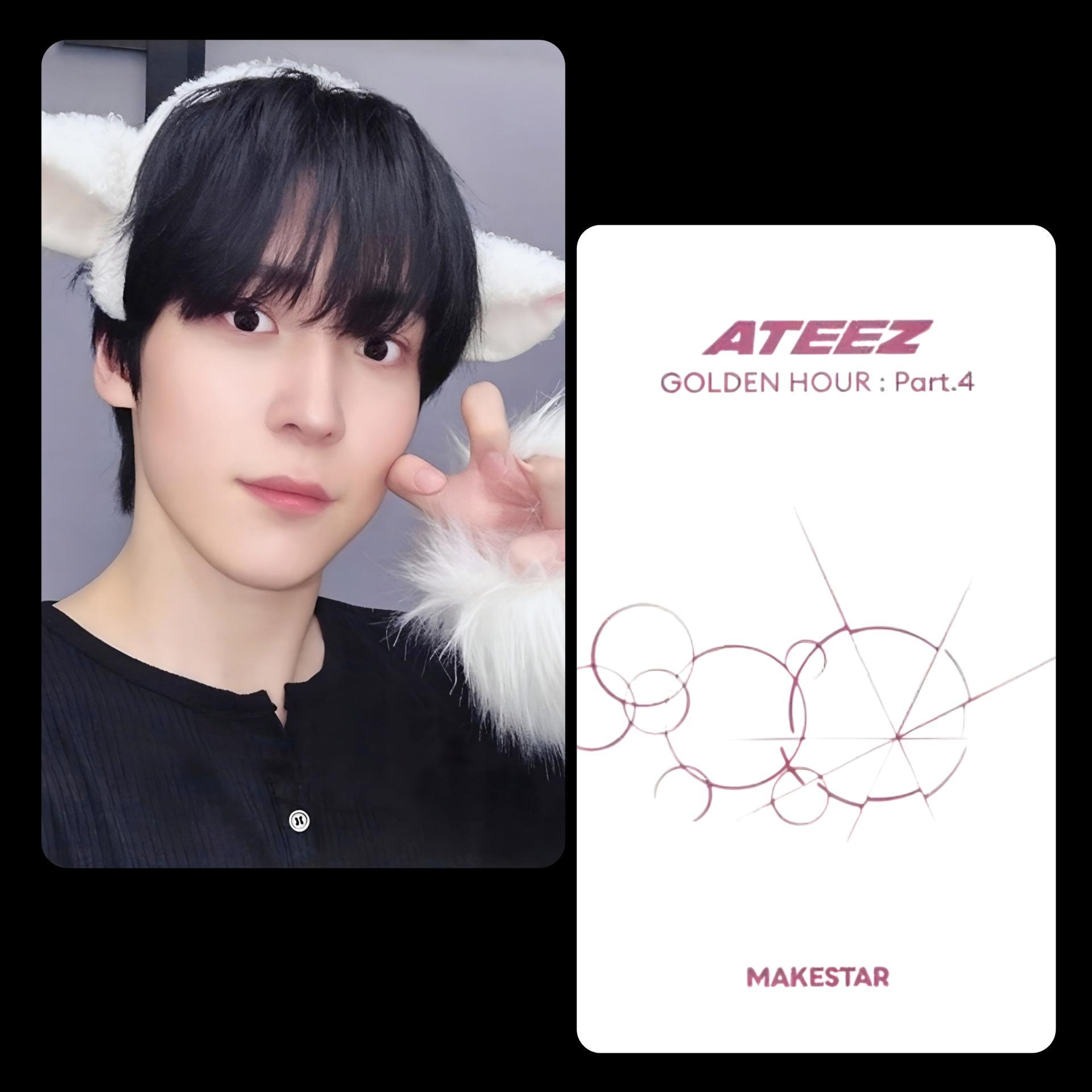 ATEEZ : Golden Hour 4 Makestar Fan Call Photocards