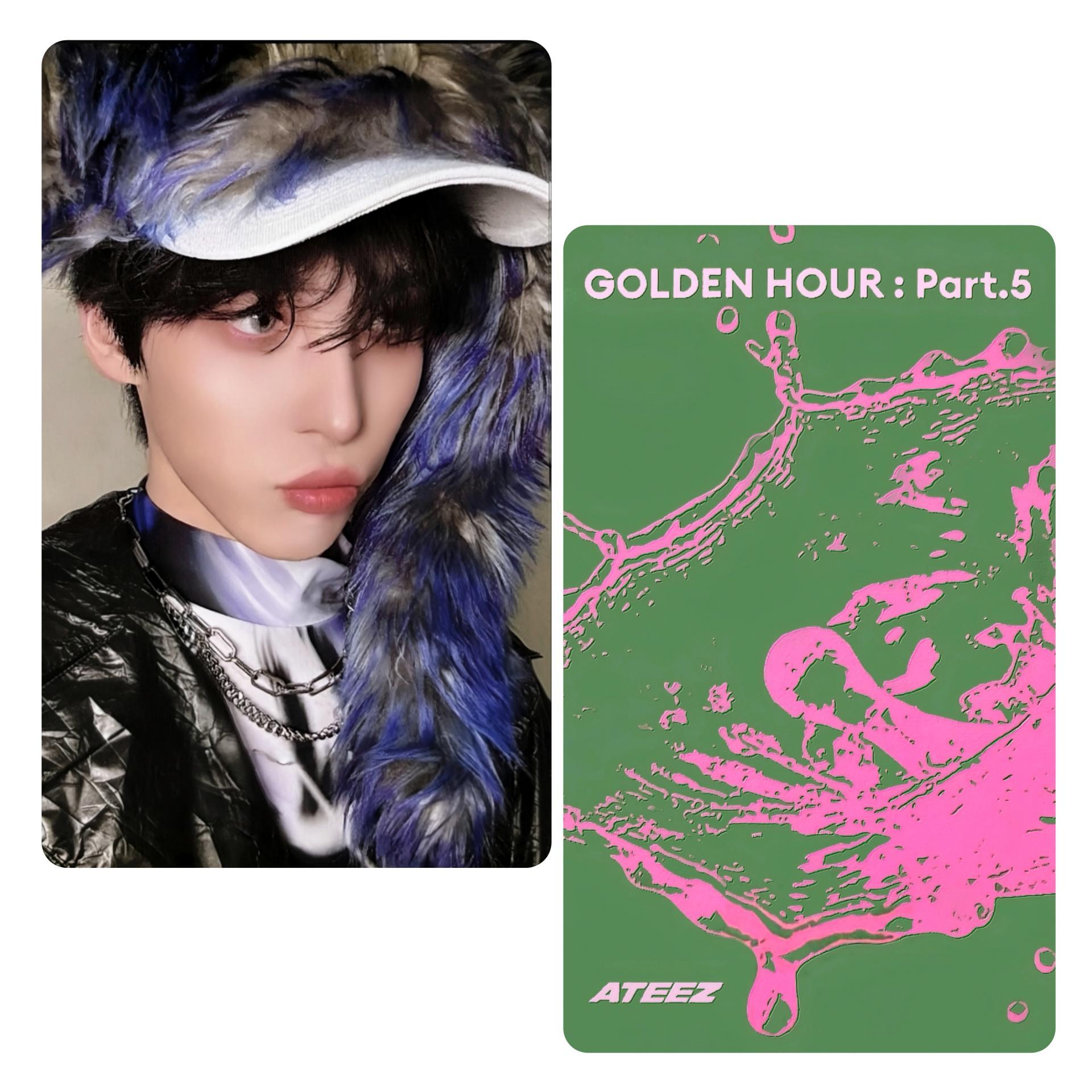 ATEEZ : Golden Hour 5  Pop-Up Lottery - HMPH Photocards Yunho