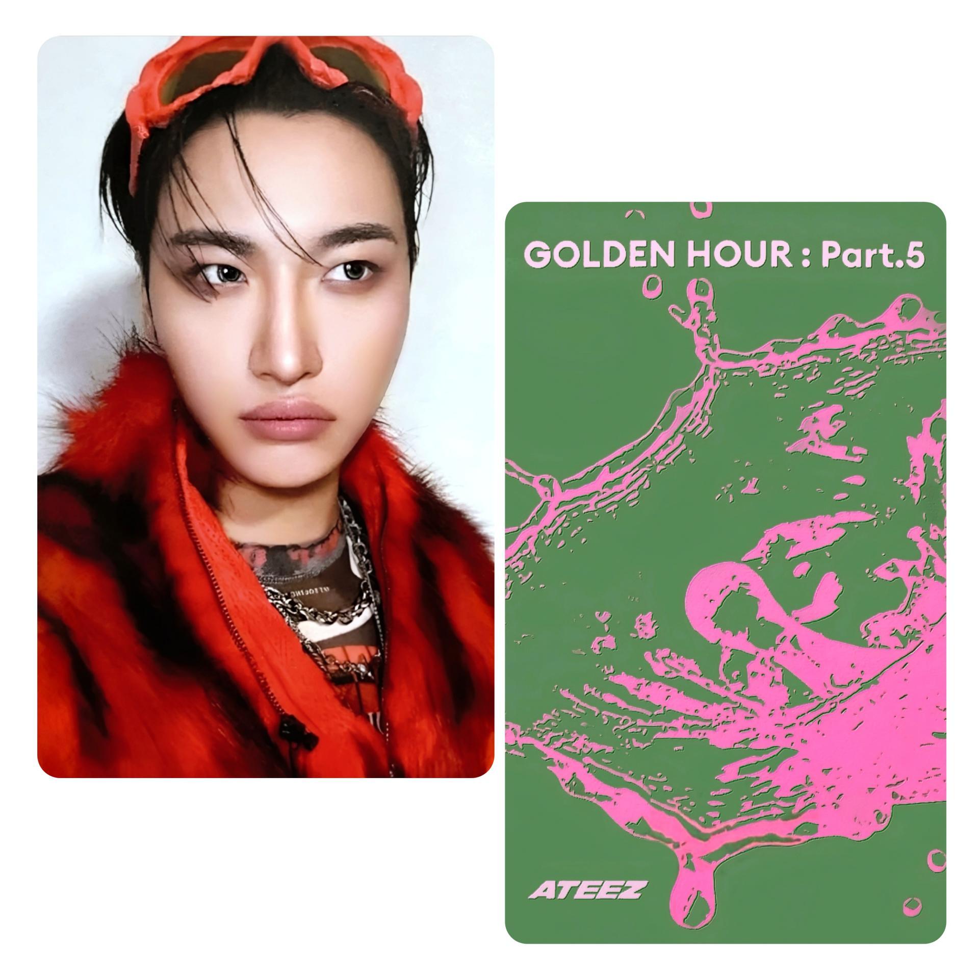 ATEEZ : Golden Hour 5  Pop-Up Lottery - HMPH Photocards Seonghwa