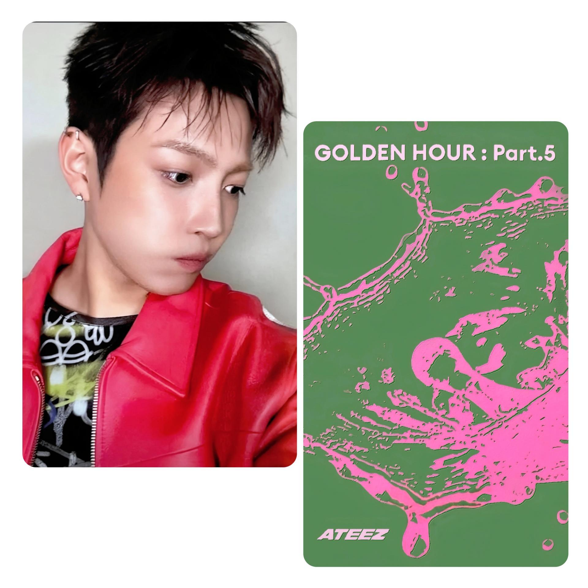 ATEEZ : Golden Hour 5  Pop-Up Lottery - HMPH Photocards Hongjoong