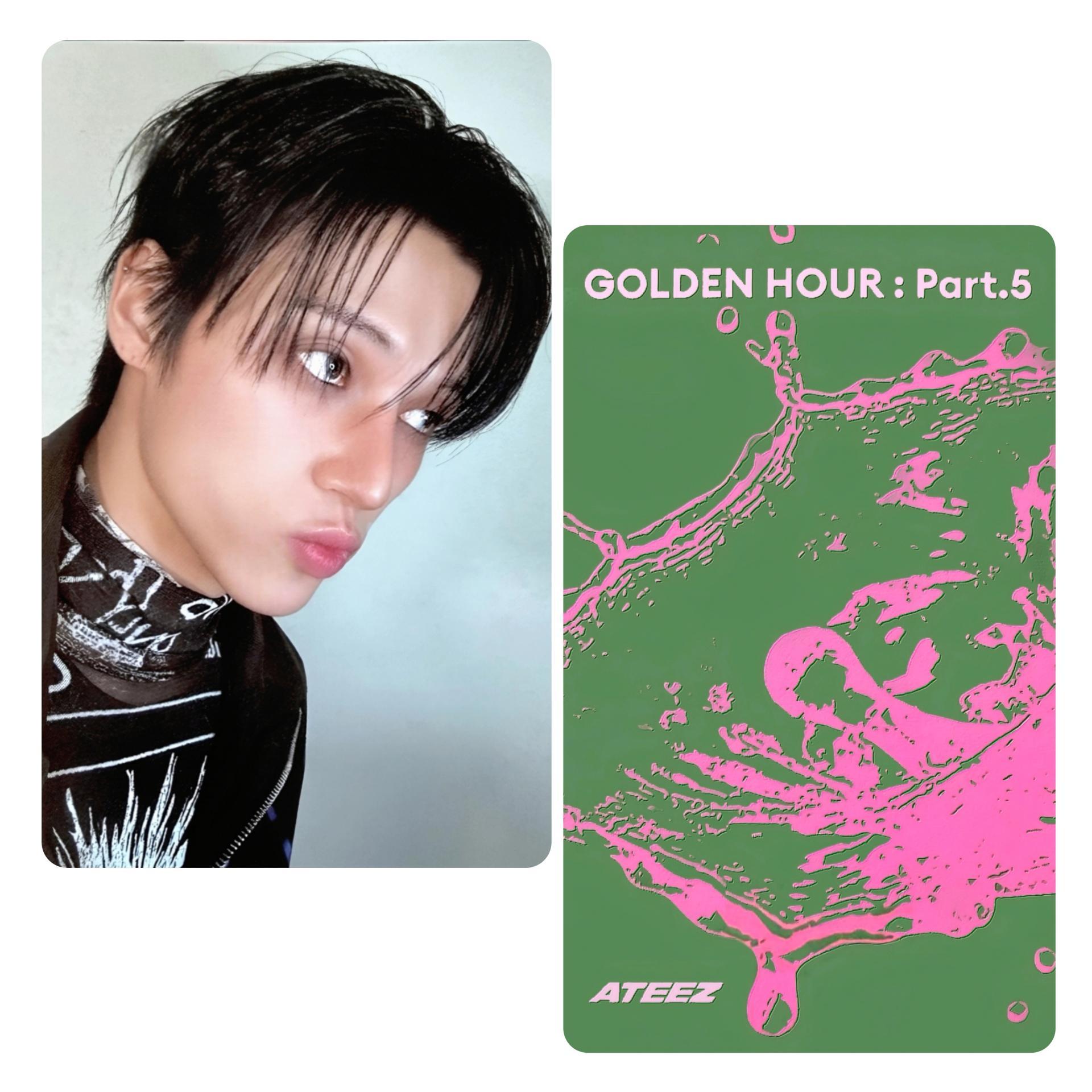 ATEEZ : Golden Hour 5  Pop-Up Lottery - HMPH Photocards Wooyoung