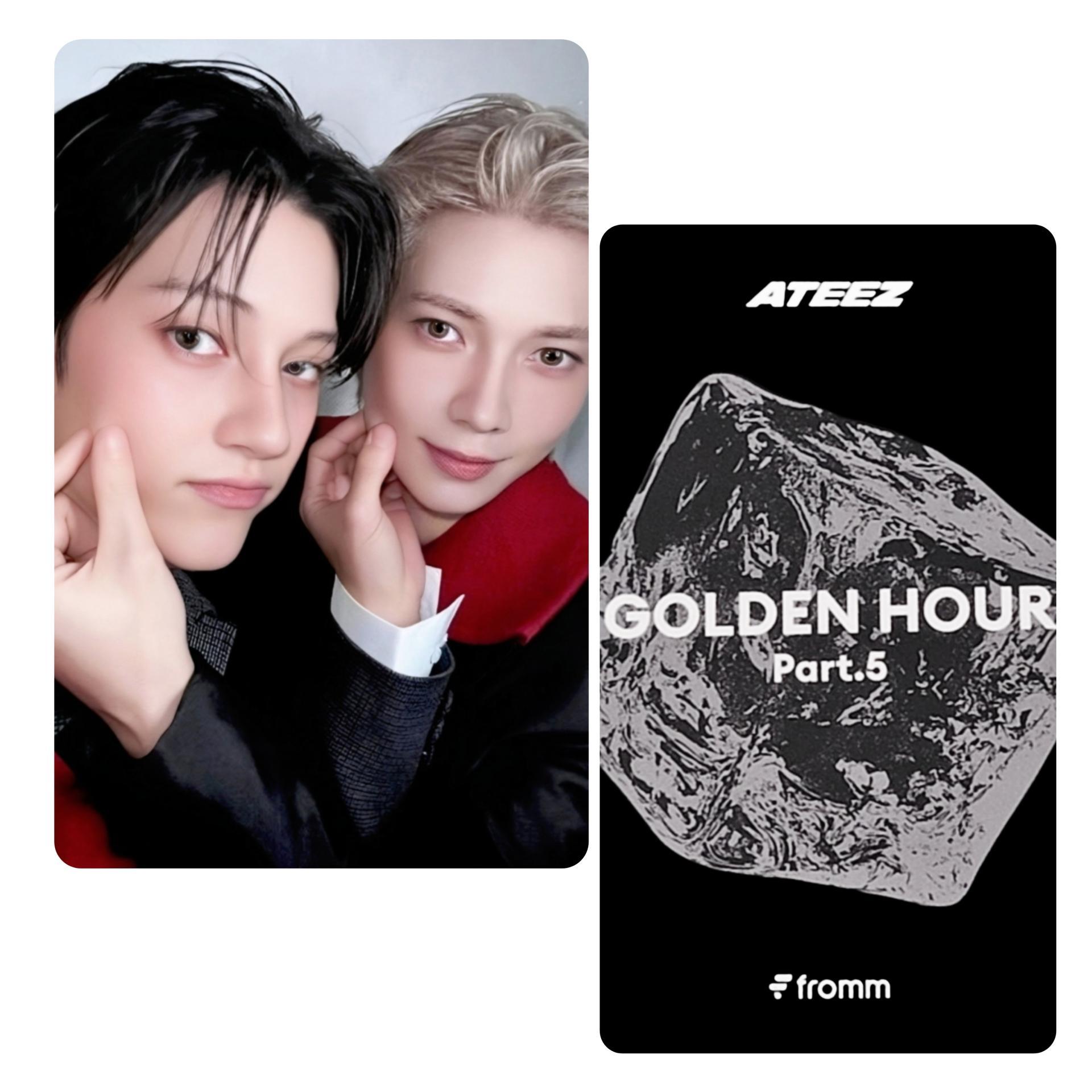 Ateez : Golden Hour 5 Fromm unit bonus Photocards