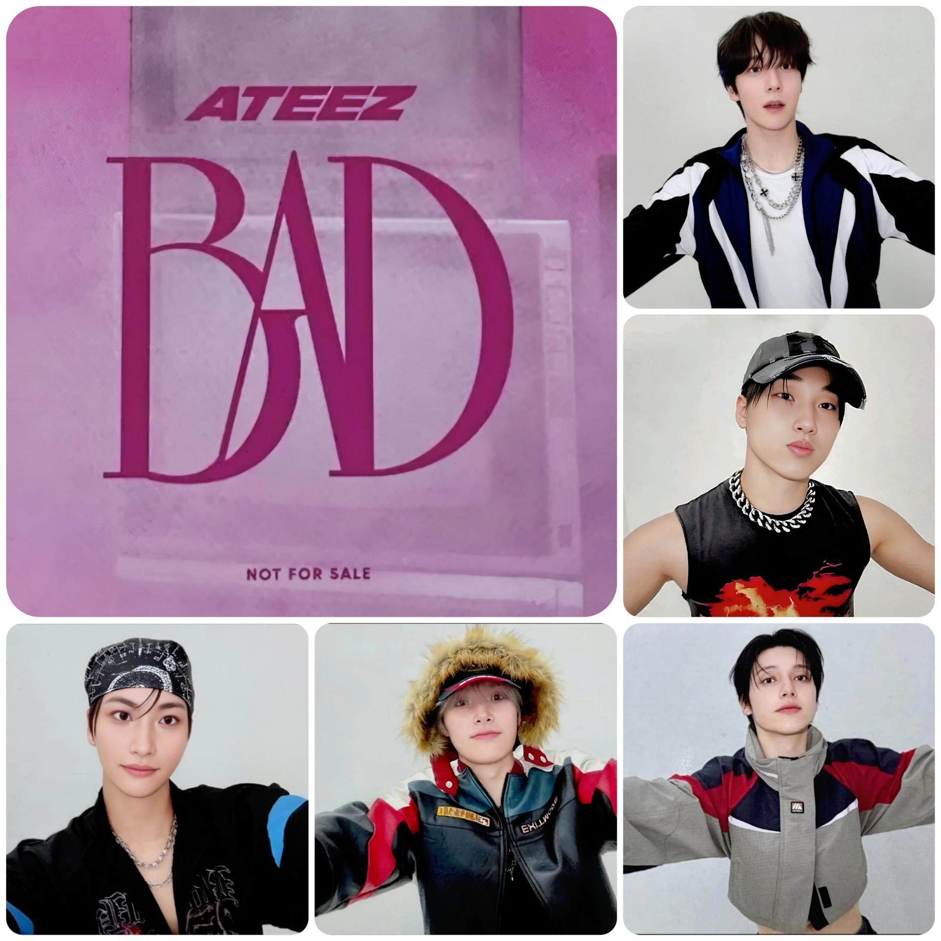ATEEZ : Bad Limited Edition UMS Japan Lucky Draw Photocards