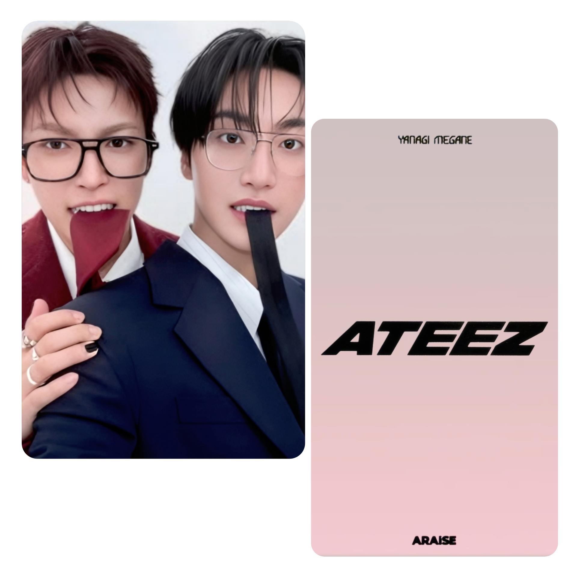 Ateez : Matz,  Seonghwa Hongjoong Yanagimagane X Ateez Photocards