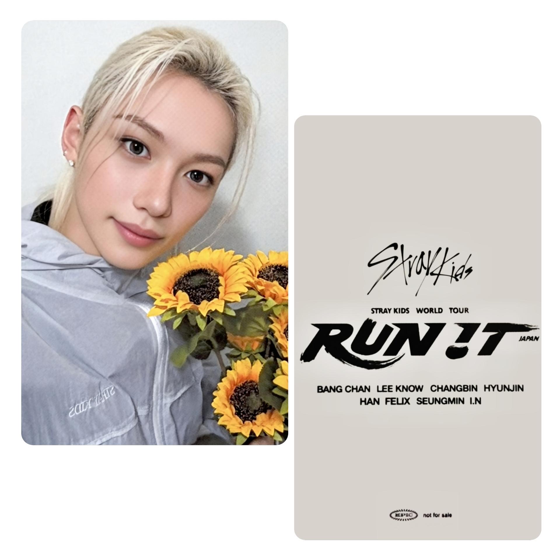 Stray Kids : Run It Nagoya 9/6 Venue exclusive Photocards Felix