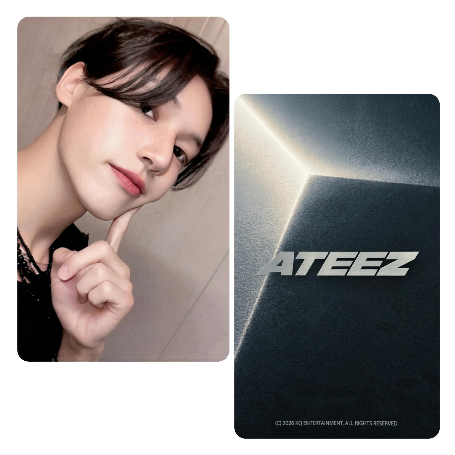 Ateez : Fanplay Cup Sleeve Photocards Wooyoung