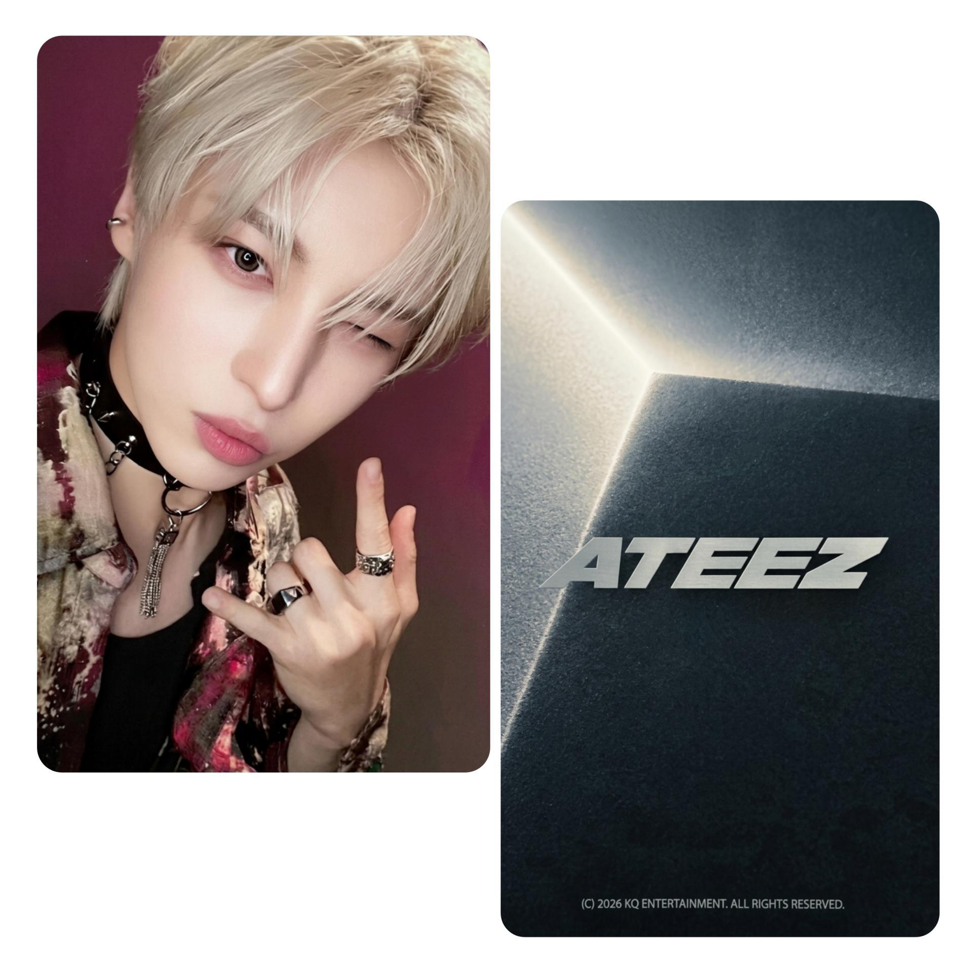 Ateez : Fanplay Cup Sleeve Photocards Yunho