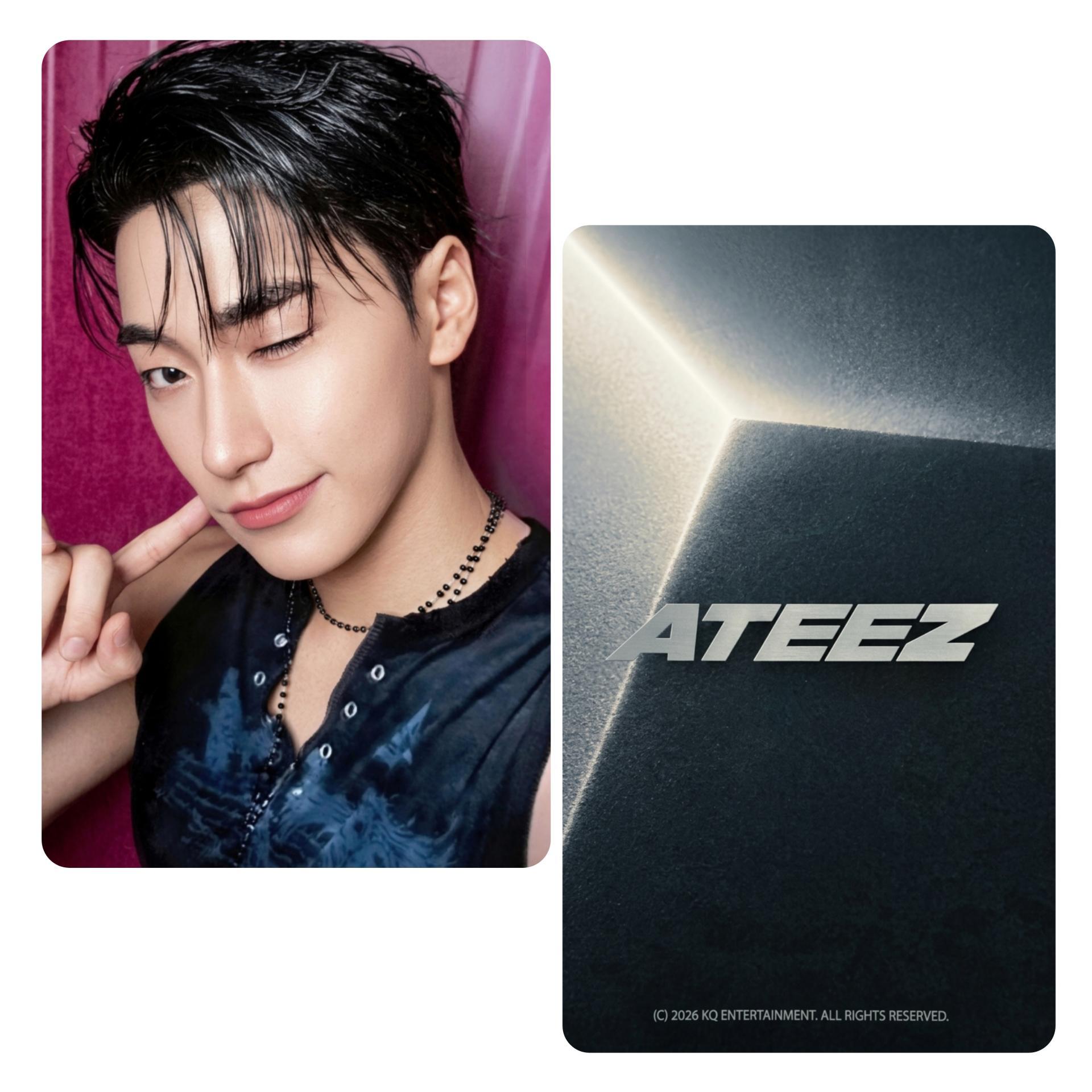  Ateez : Fanplay Cup Sleeve Photocards San