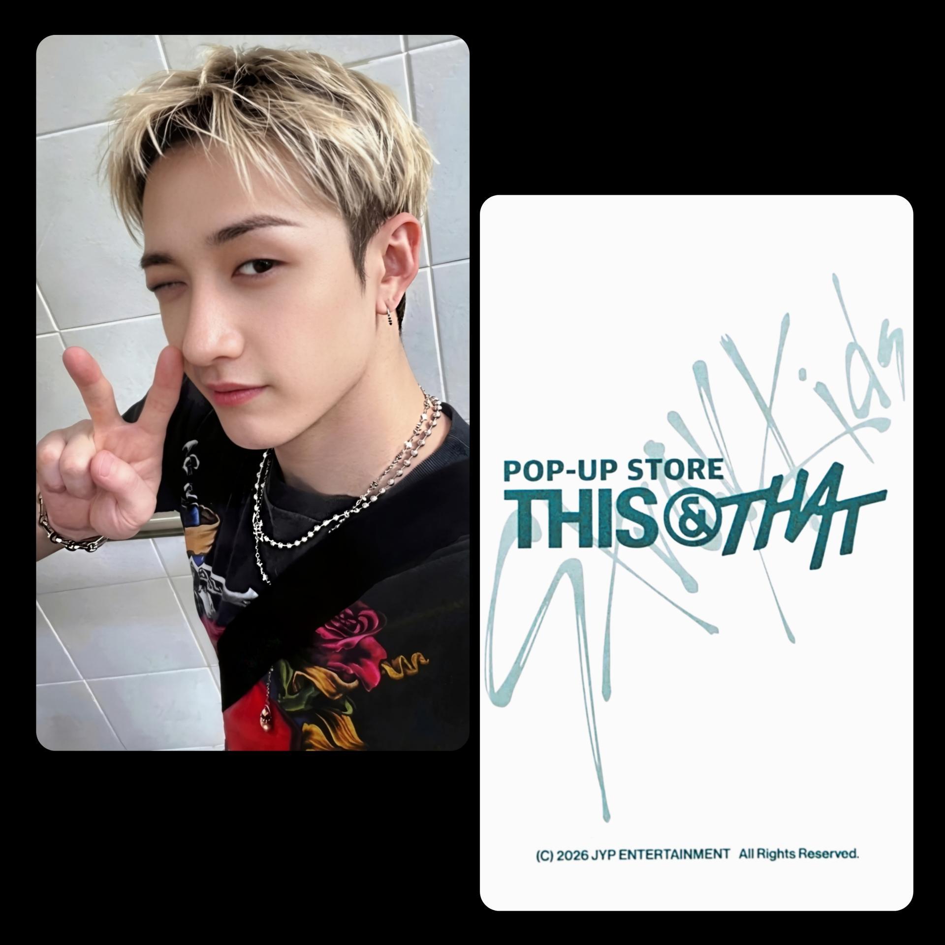 Stray Kids : This & That Soundwave Pop Up  Photocards Bang Chan