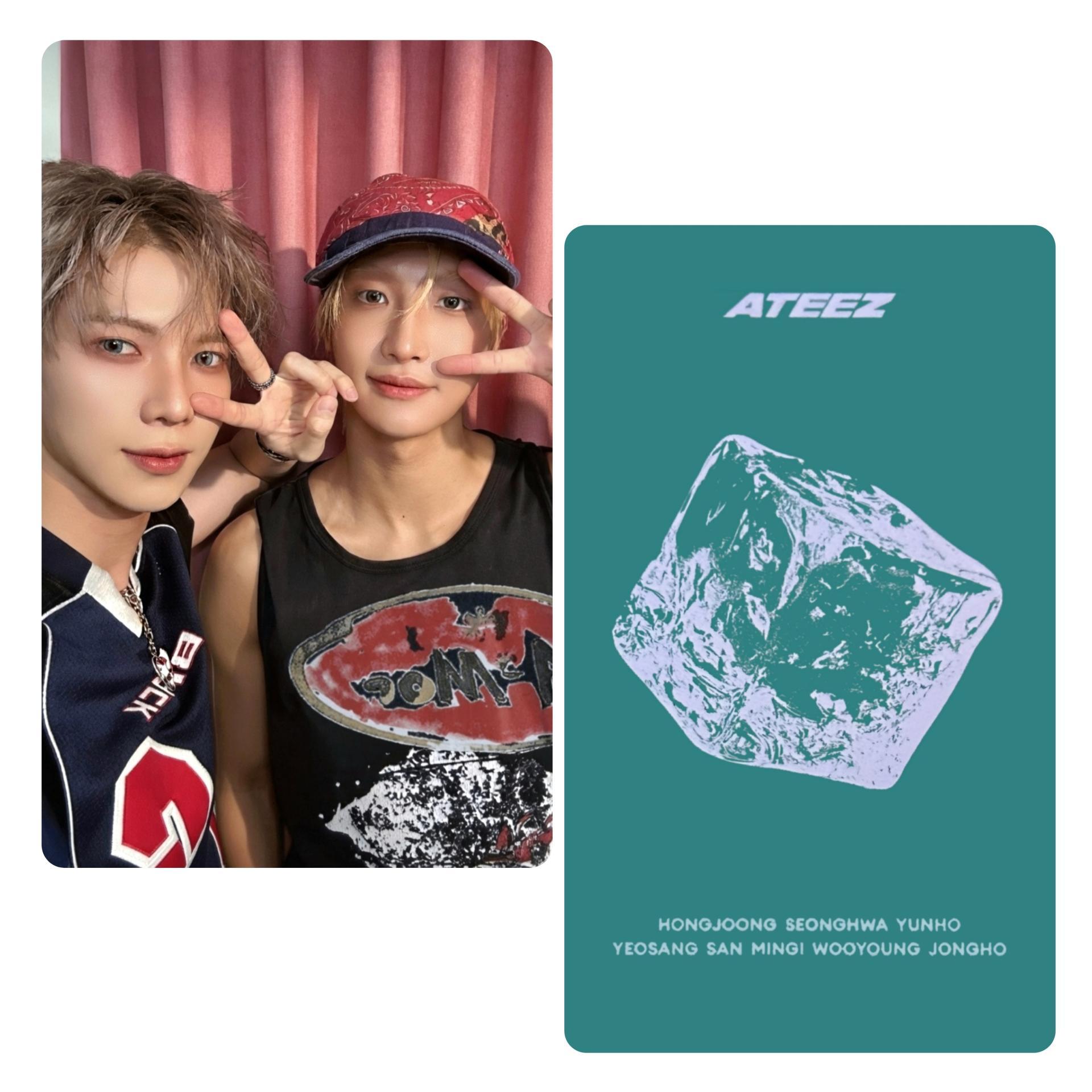 ATEEZ : Golden Hour 5 Streaming Event Winner Photocards Seonghwa and Yeosang