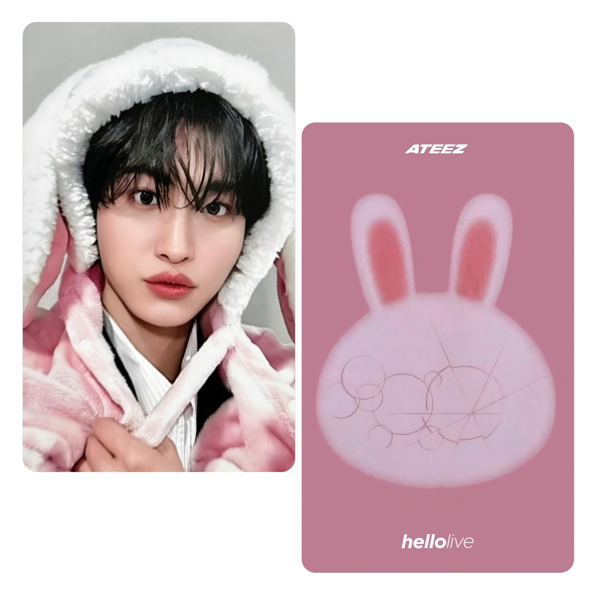 ATEEZ Golden Hour4 Hellolive 3rd Fansign Photocards Seonghwa