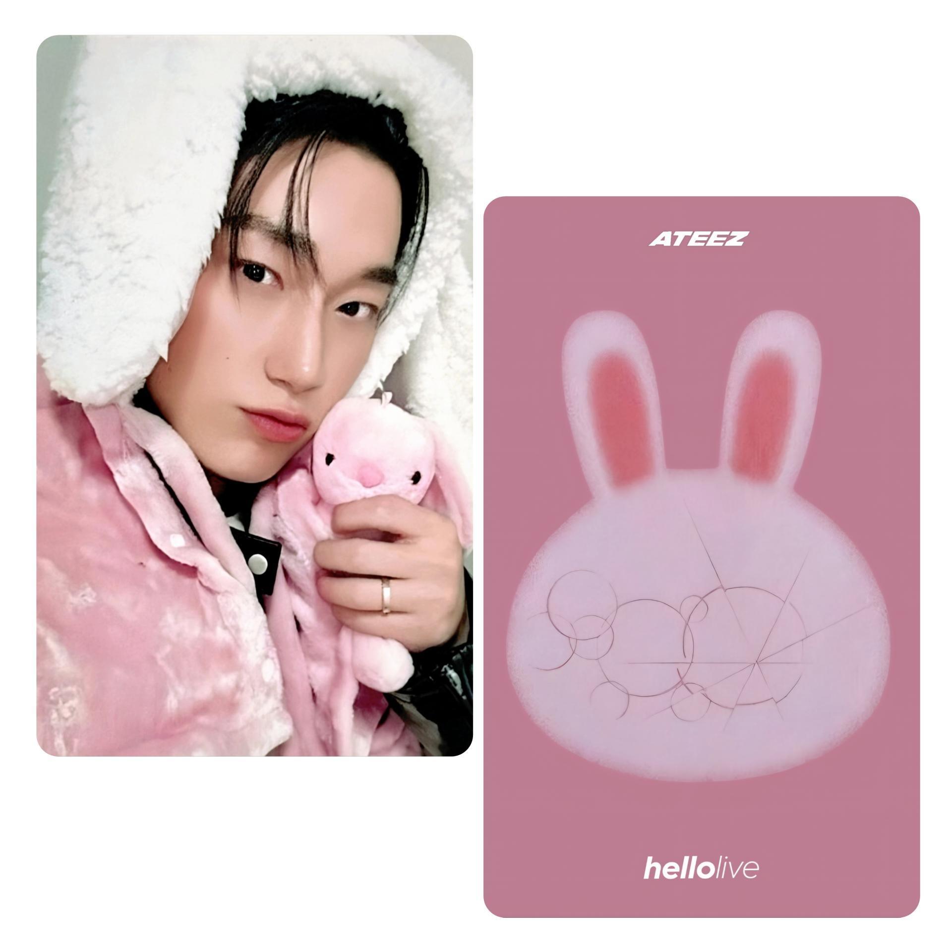 ATEEZ Golden Hour4 Hellolive 3rd Fansign Photocards San