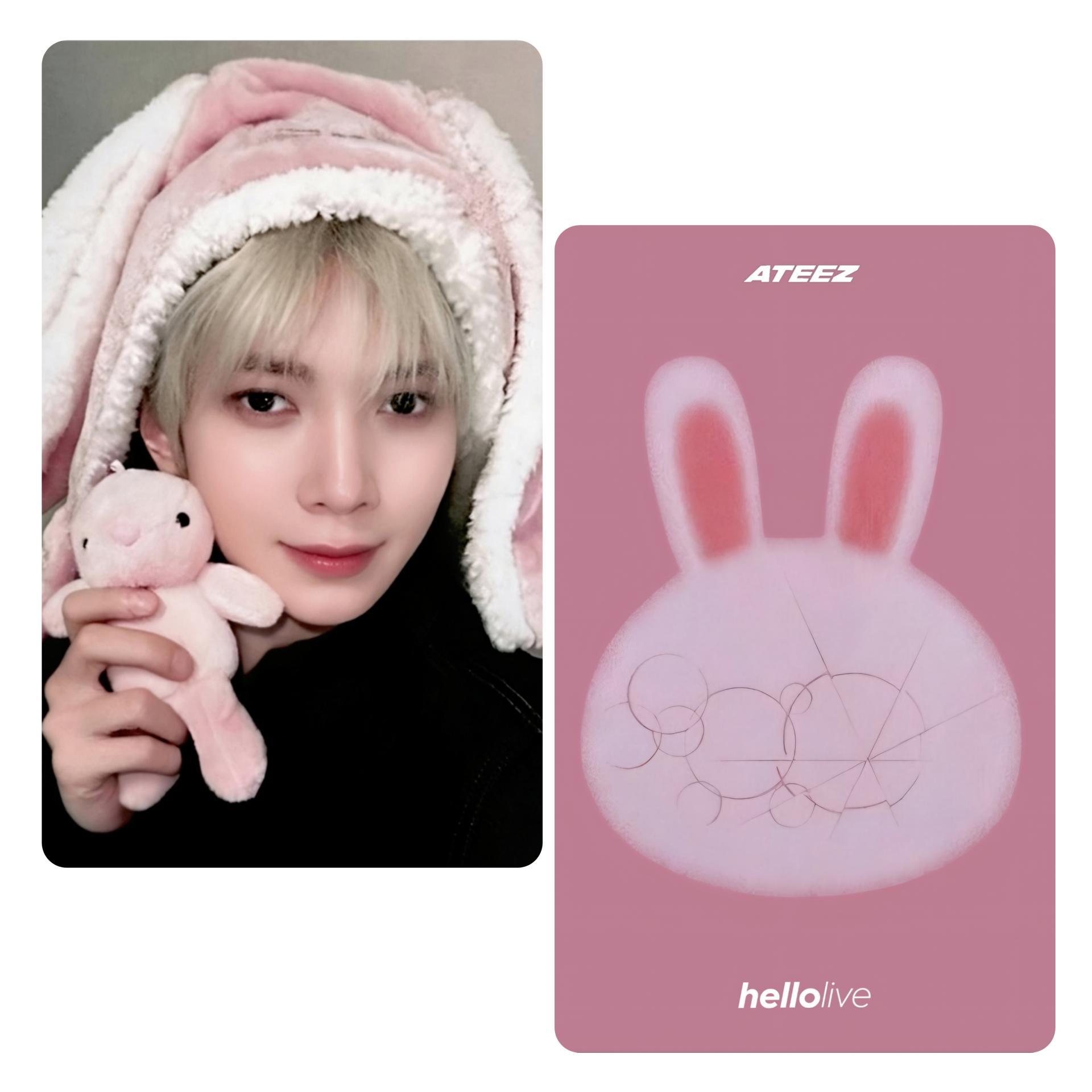 ATEEZ Golden Hour4 Hellolive 3rd Fansign Photocards Yeosang