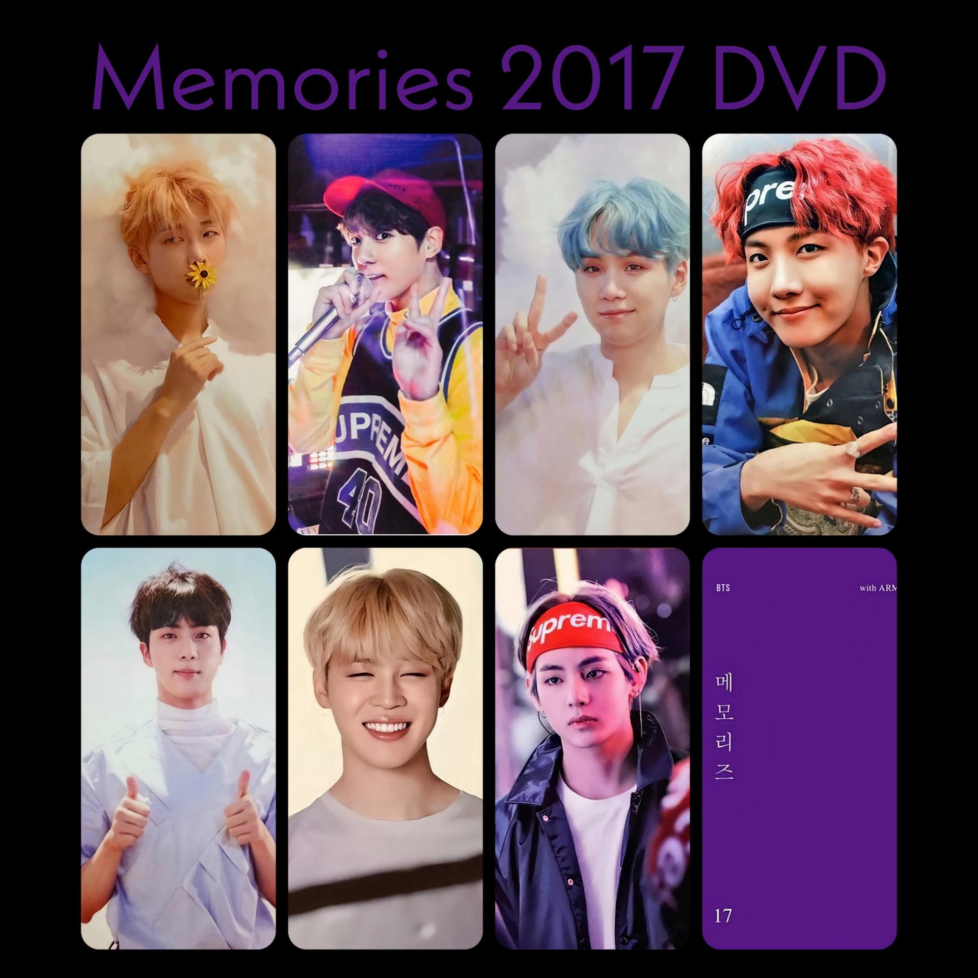BTS Memories of 2017 DVD Photo Cards