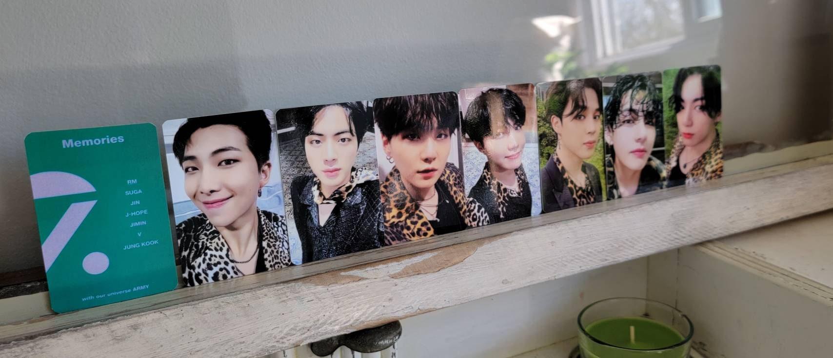 BTS Memories 2020 Blu Ray Photocards