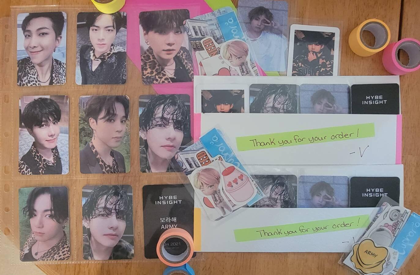 BTS Memories 2020 Blu Ray Photocards