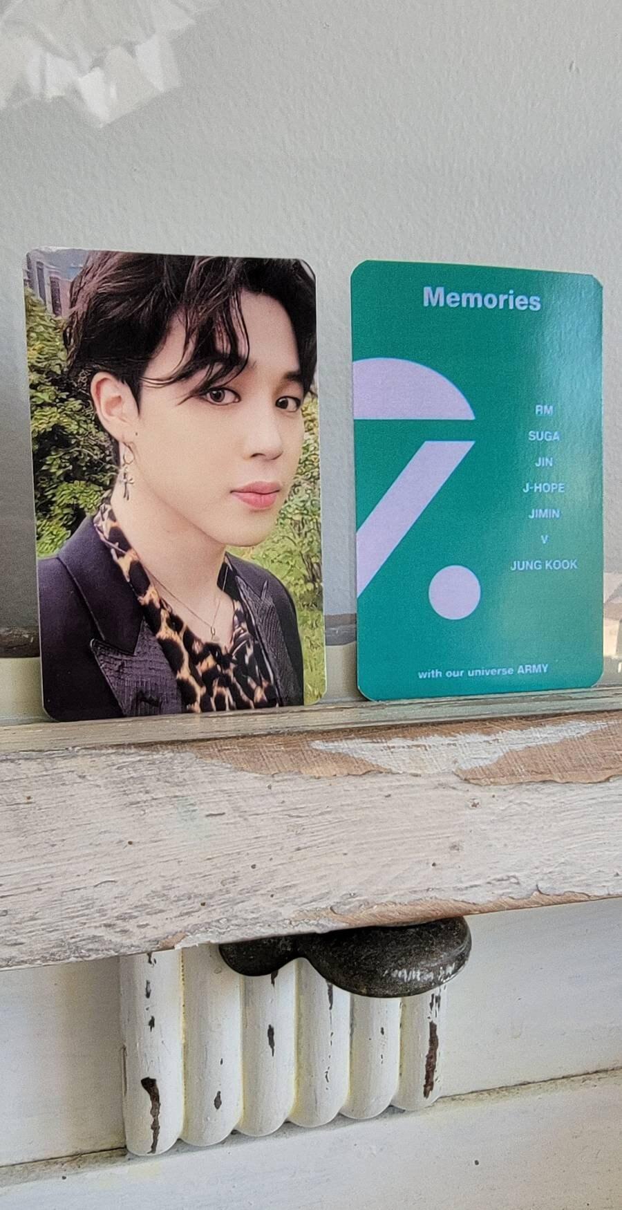 BTS Memories 2020 Blu Ray Photocards