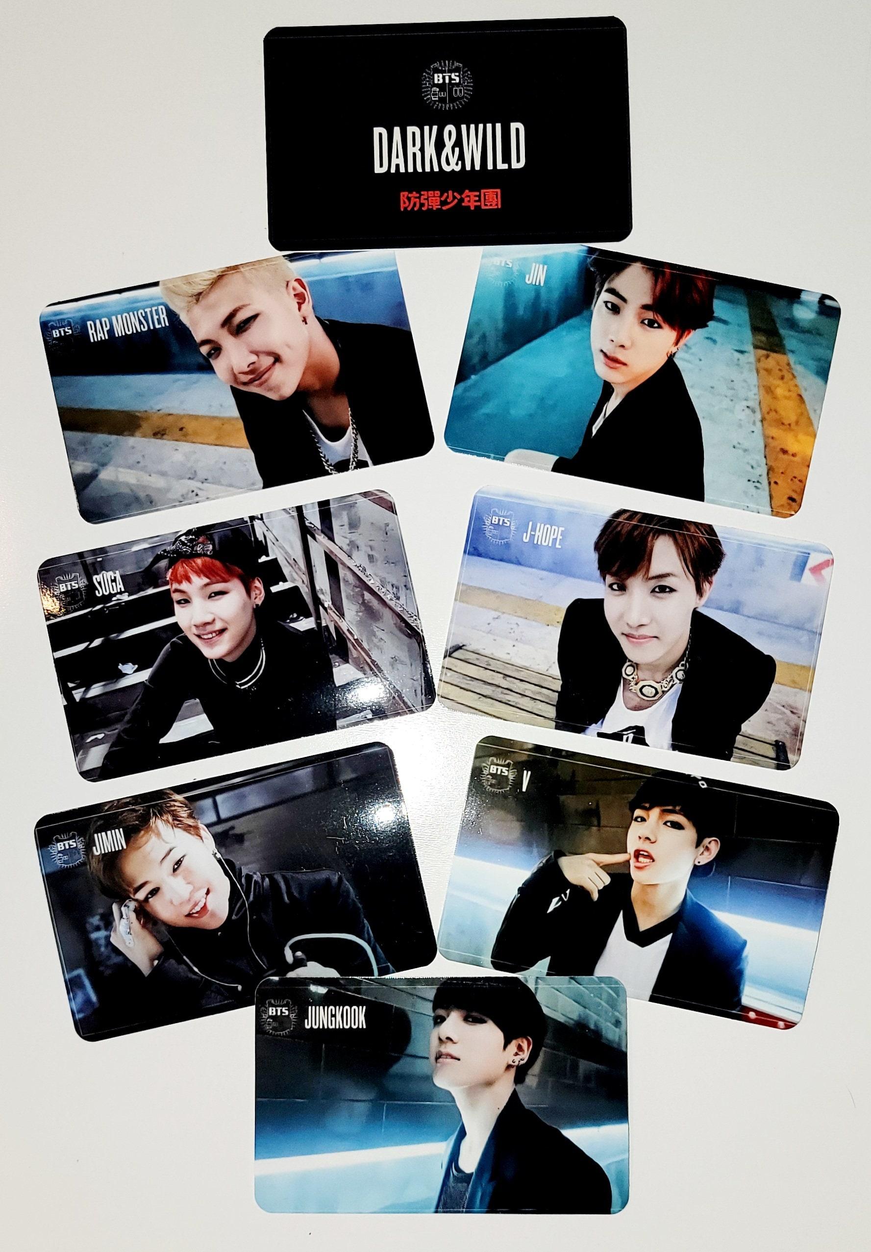 BTS Dark & Wild Photocards