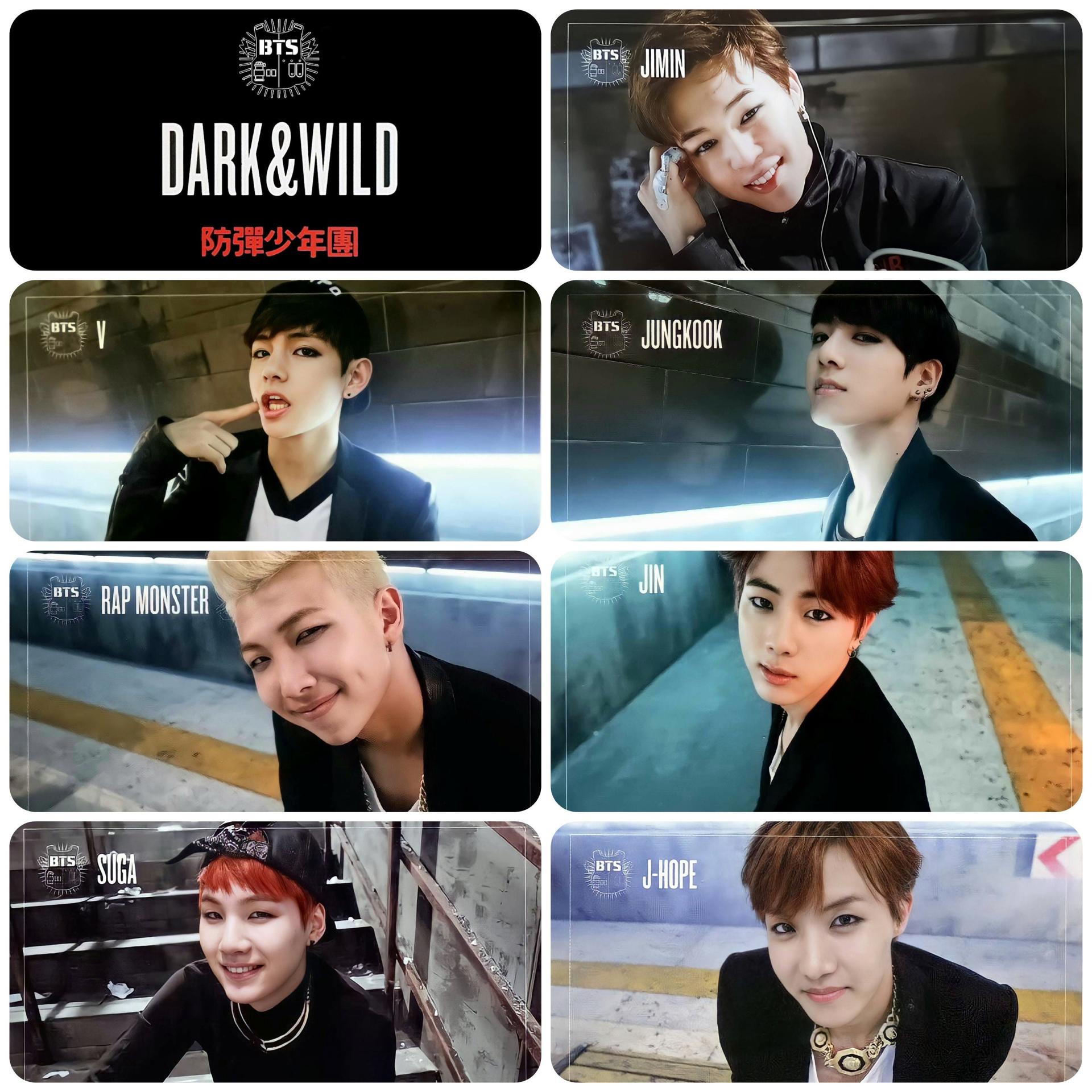 BTS Dark & Wild Photocards | Stay DeLulu!