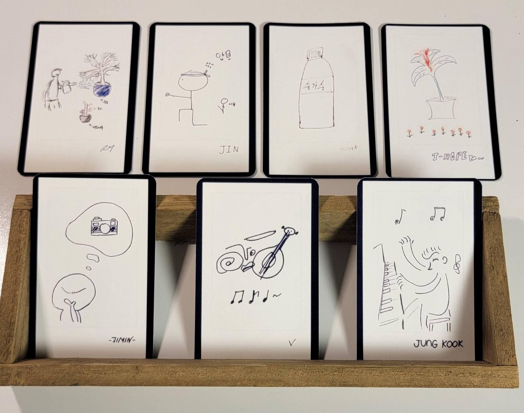 BTS 5th Muster Magic Shop Guestbook Photocards