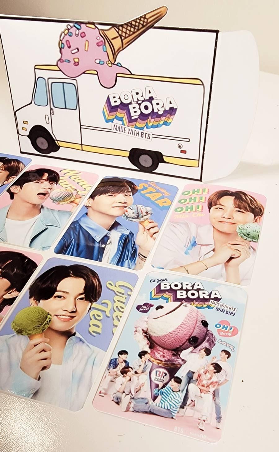 BTS x Baskin Robbins Photo Cards