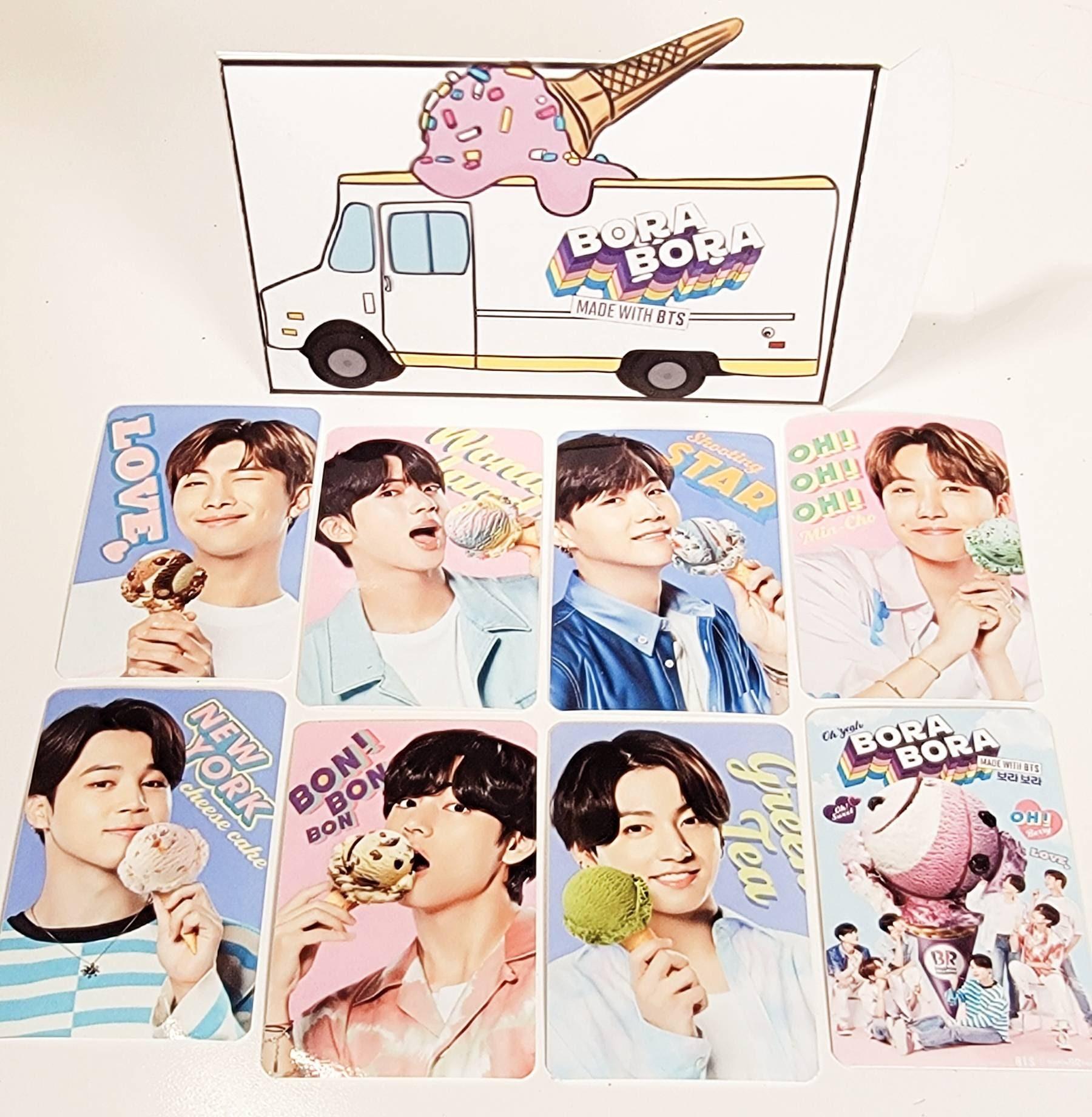 BTS x Baskin Robbins Photo Cards