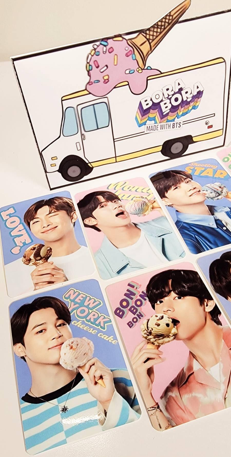 BTS x Baskin Robbins Photo Cards